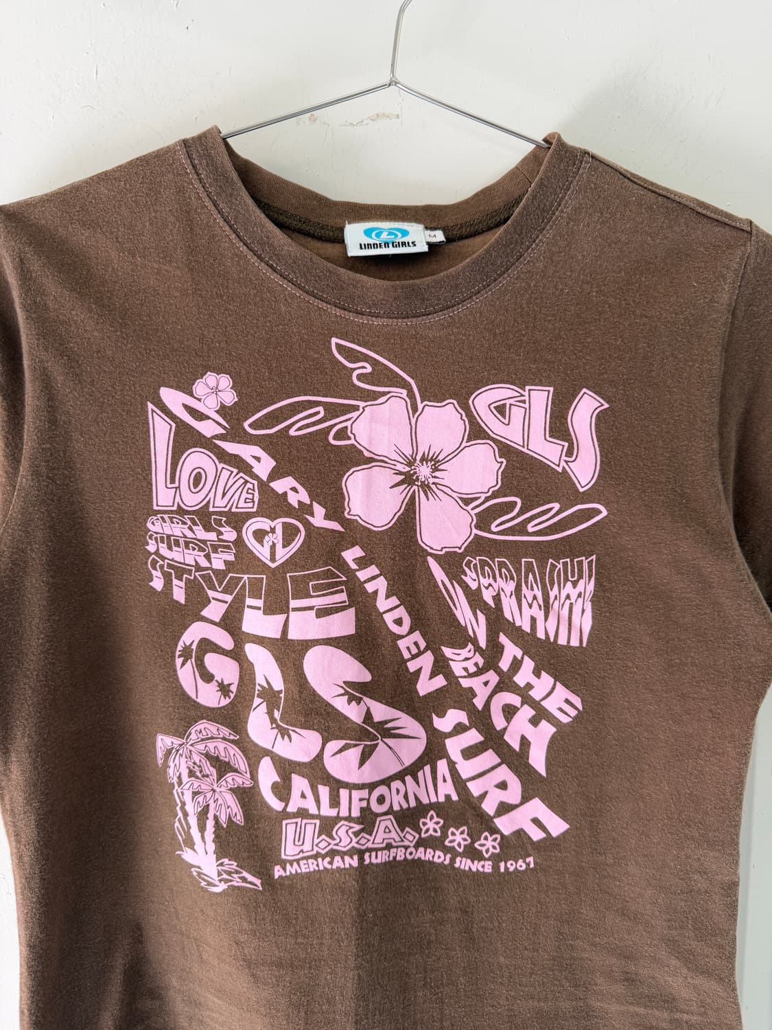 일본빈티지 LINDEN GIRLS 그래픽 숏반팔 상품이미지5