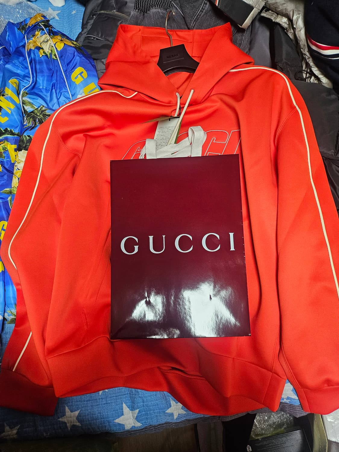 구찌 오렌지 후드 새상품 L 95~100 상품이미지6