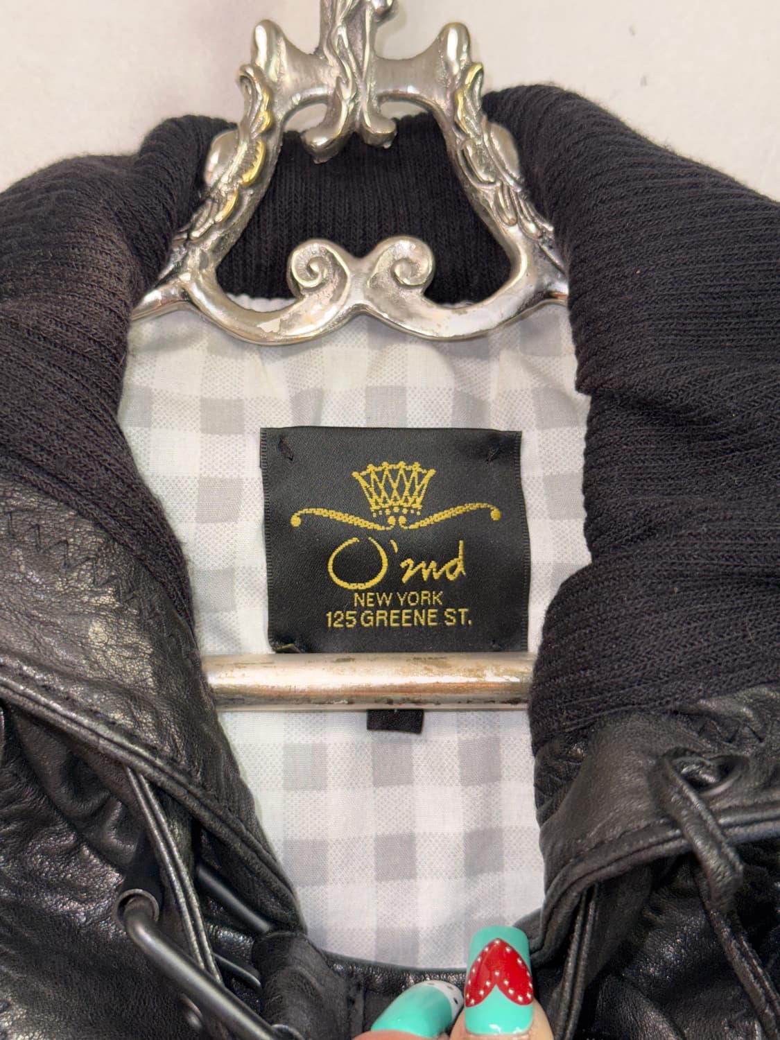 O’2ND lamb skin buckle piercing hood jk 상품이미지7