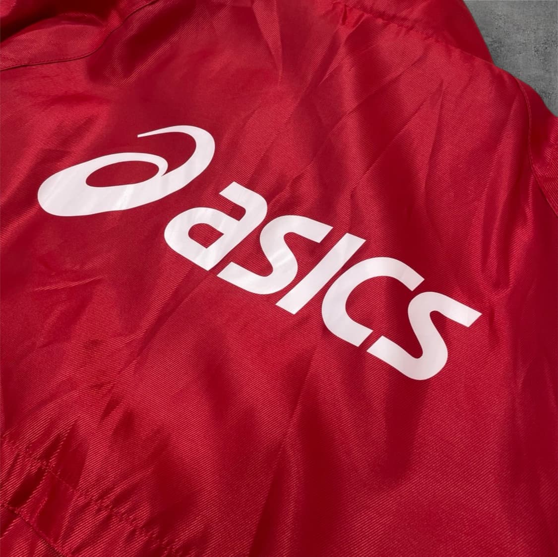 아식스 Asics 레드 올드스쿨 바람막이 자켓 100 상품이미지8