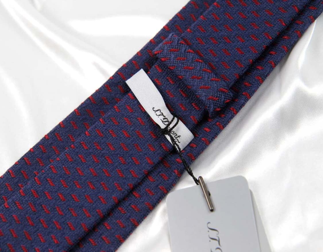  듀퐁 8cm 미사용 울 니트 남자 명품 넥타이 S.T. DUPONT 상품이미지3