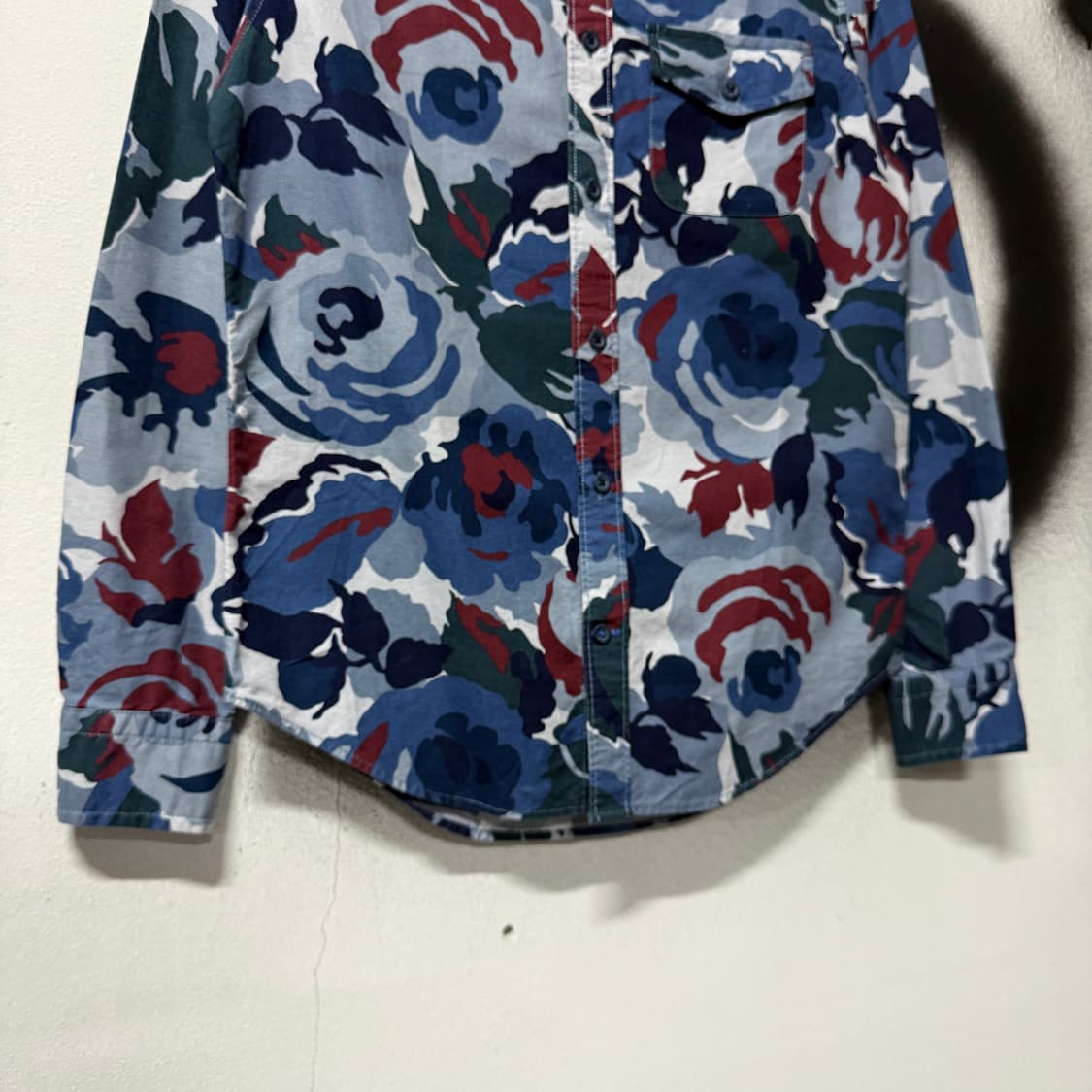 갭 플라워 카모 패턴 원포켓 옥스포드 셔츠 상품이미지4