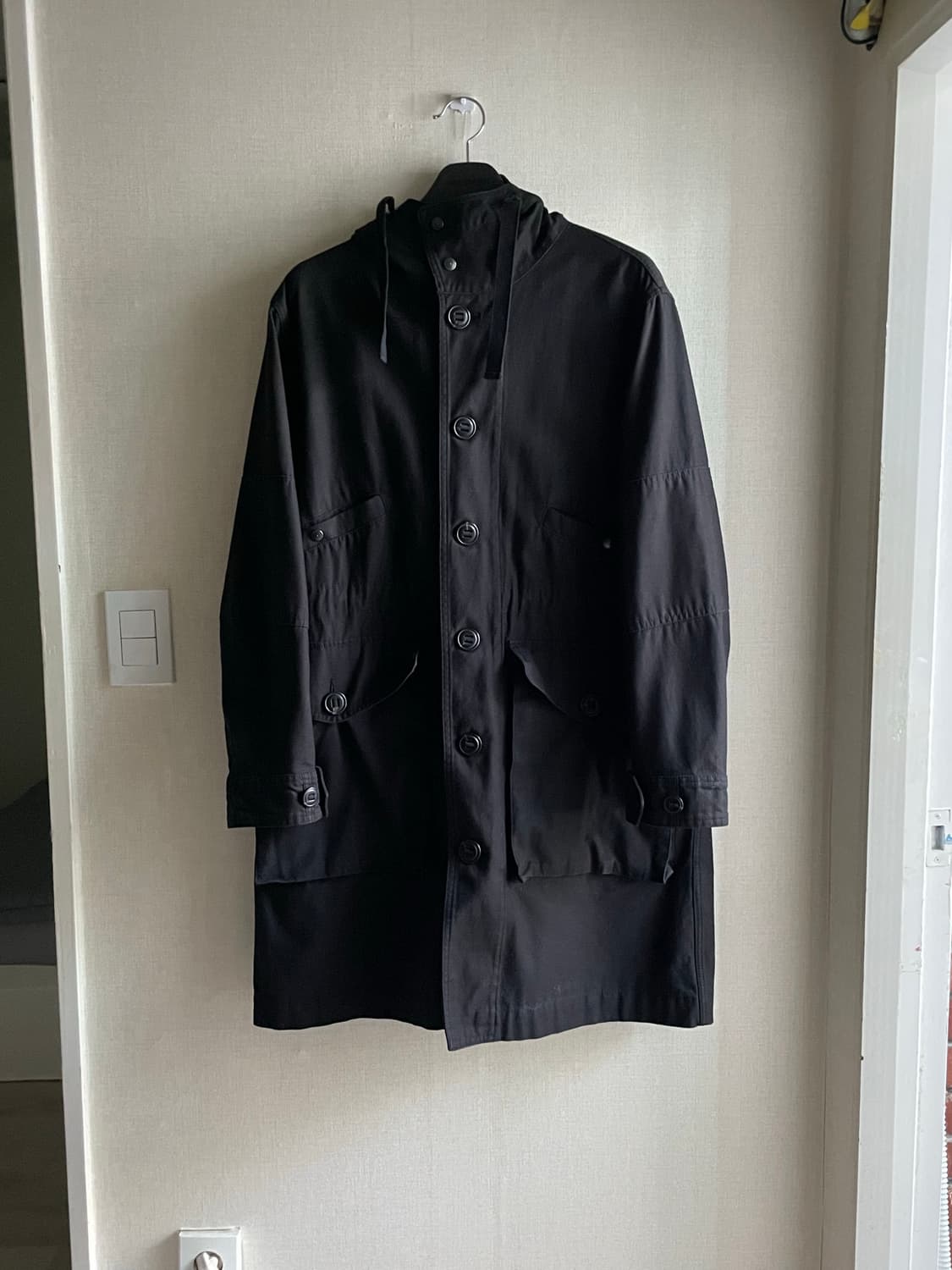 이스트로그 ECW PARKA 블랙 헤비 백사틴 S(100) 상품이미지1