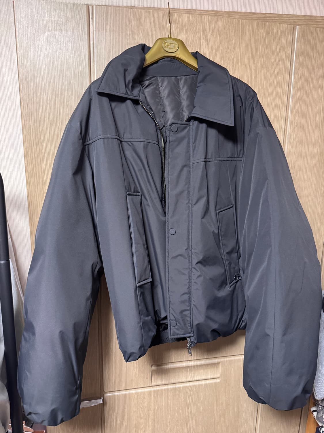 엘무드 크리에이터 LD 다운 푸퍼 자켓 블랙 상품이미지2