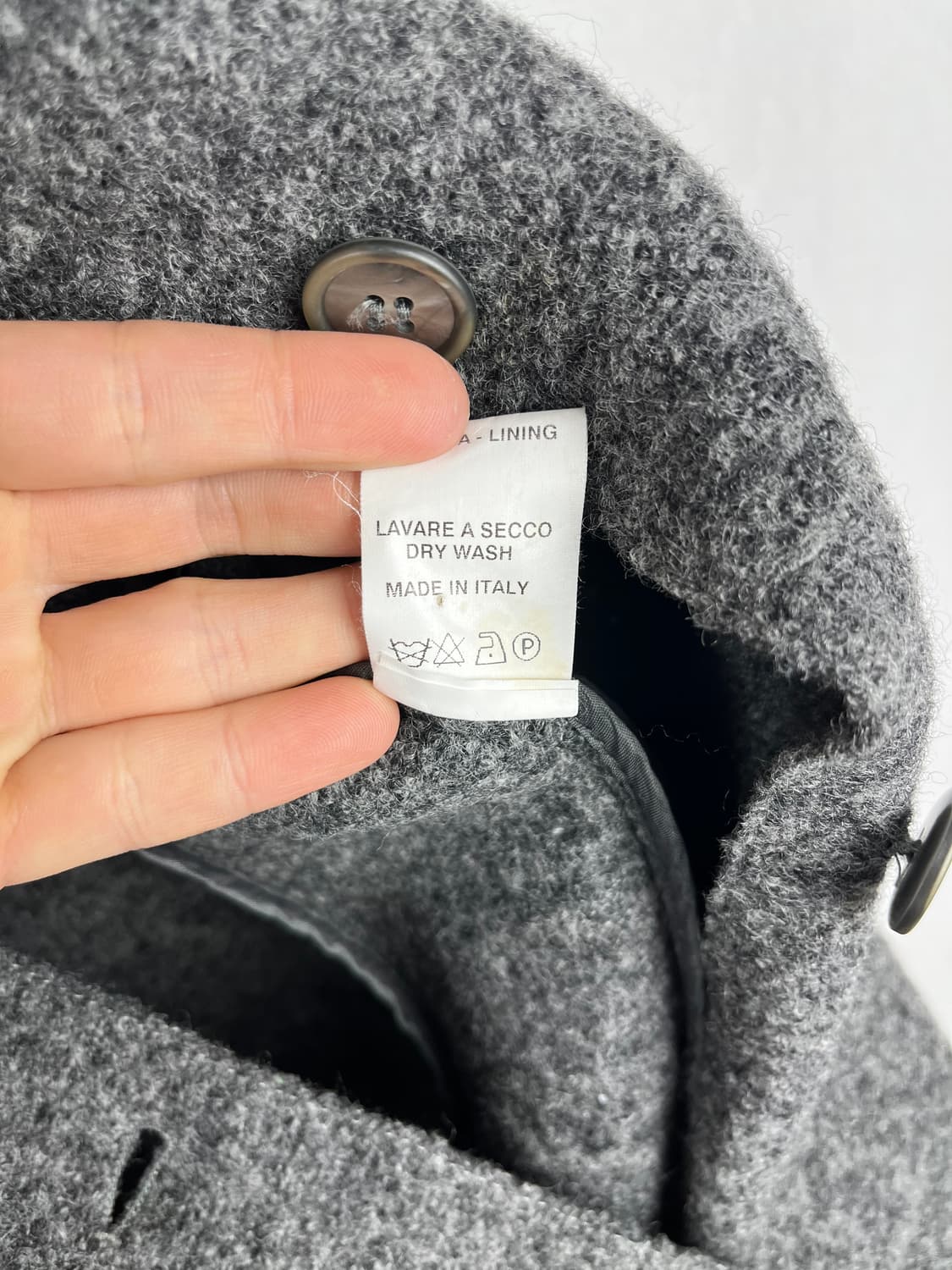 Vintage(Made in Italy) 울 혼방 셔츠 자켓  상품이미지6