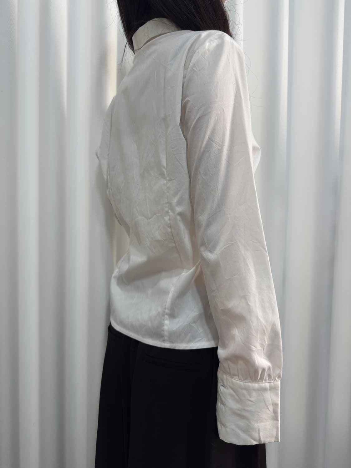 pintuck button shirt 상품이미지3