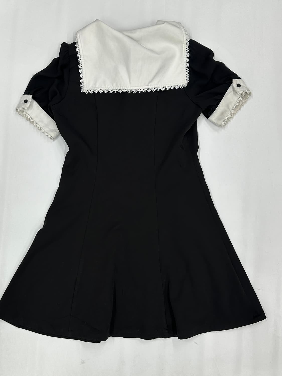 BUBBLES 지뢰계 레이스 미니원피스 플레어 양산형 공겜여주 고스로리 상품이미지4