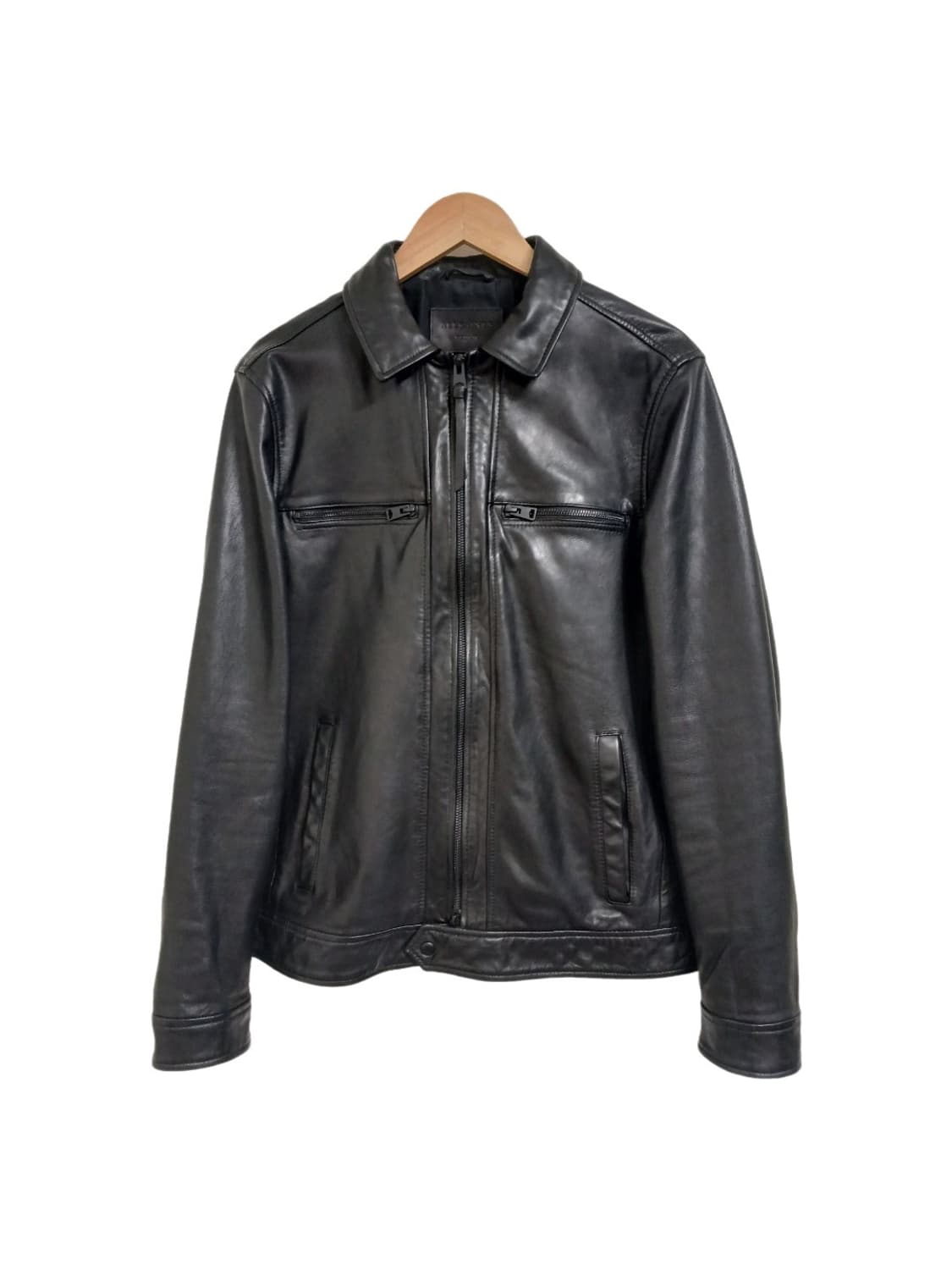 올세인츠 / 럭 Luck 램스킨 양가죽 슬림 레더자켓 블랙 / M  상품이미지1