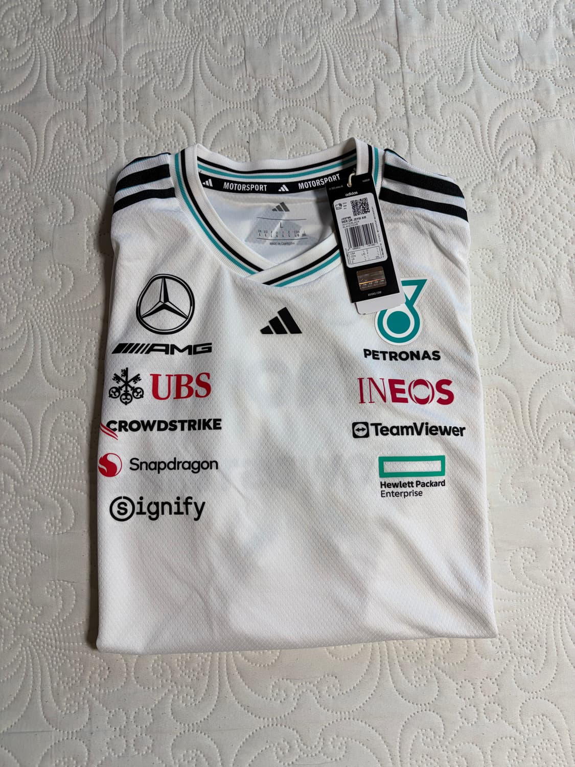 [US L] 아디다스 메르세데스 어센틱 저지 상품이미지1