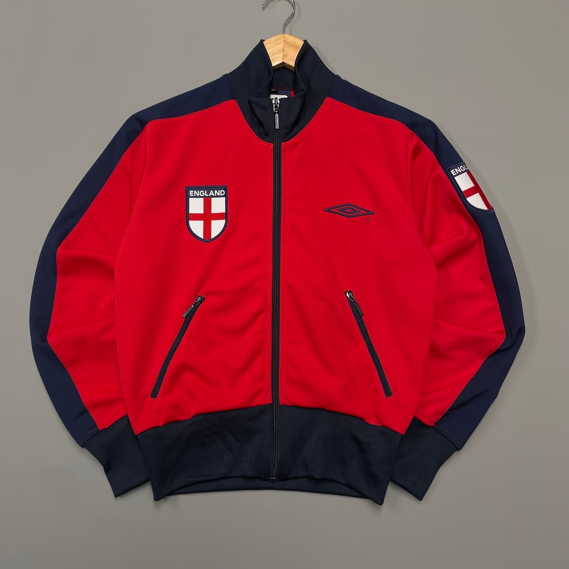 엄브로 잉글랜드 크롭 져지 남빨 90 [041504] 상품이미지2