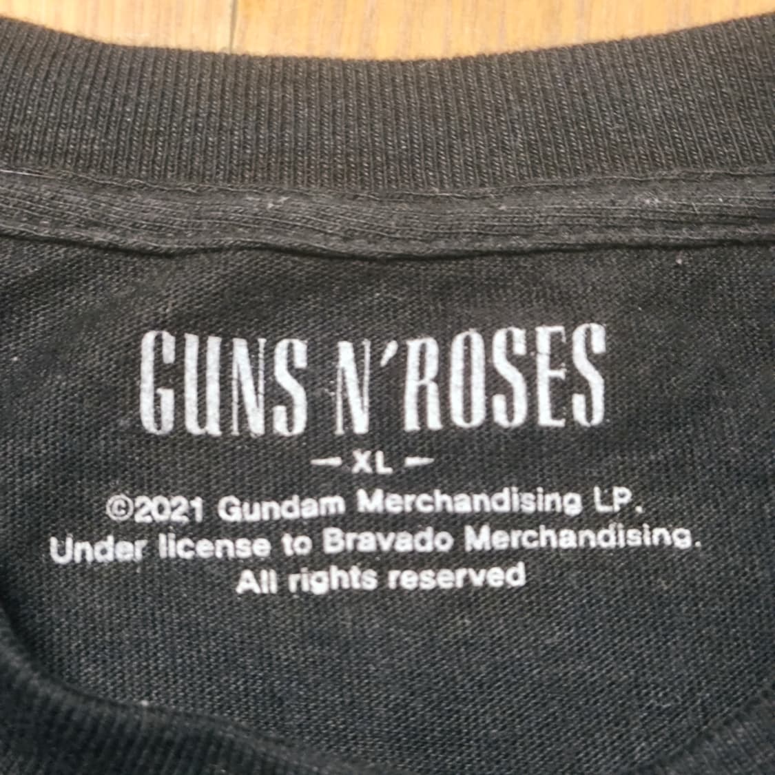 [XL] 건즈 앤 로지스(Guns N' Roses) 87' UK 투어티  상품이미지5