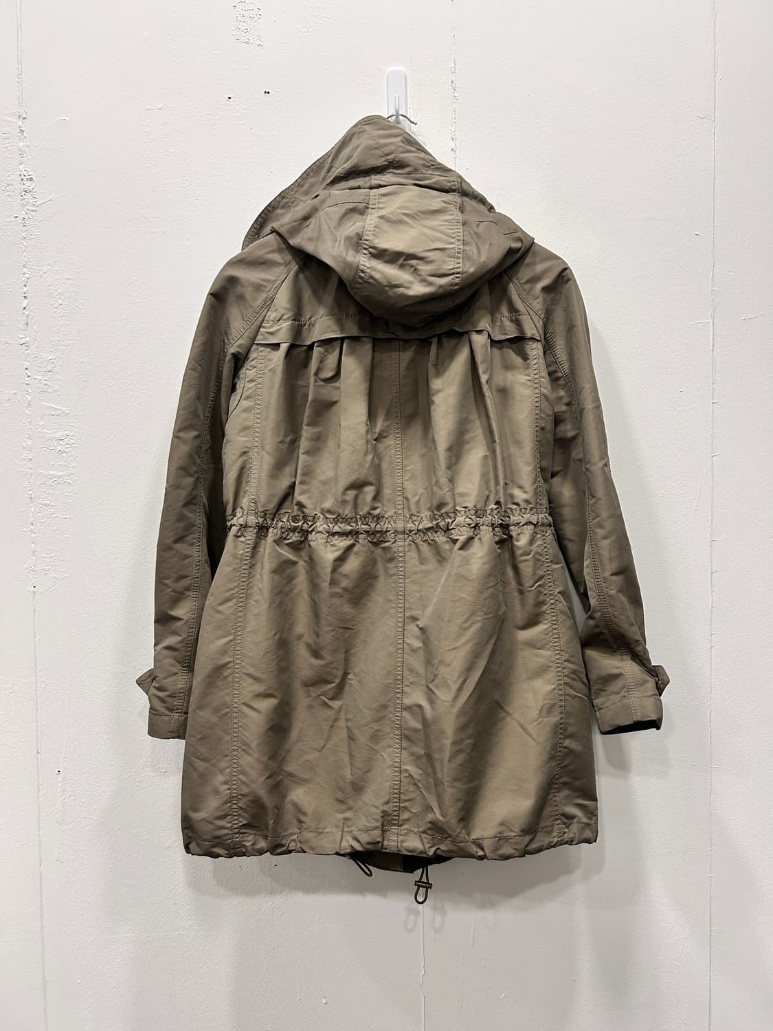 버버리 브릿 후드 야상 바람막이 자켓 S 카키 상품이미지3
