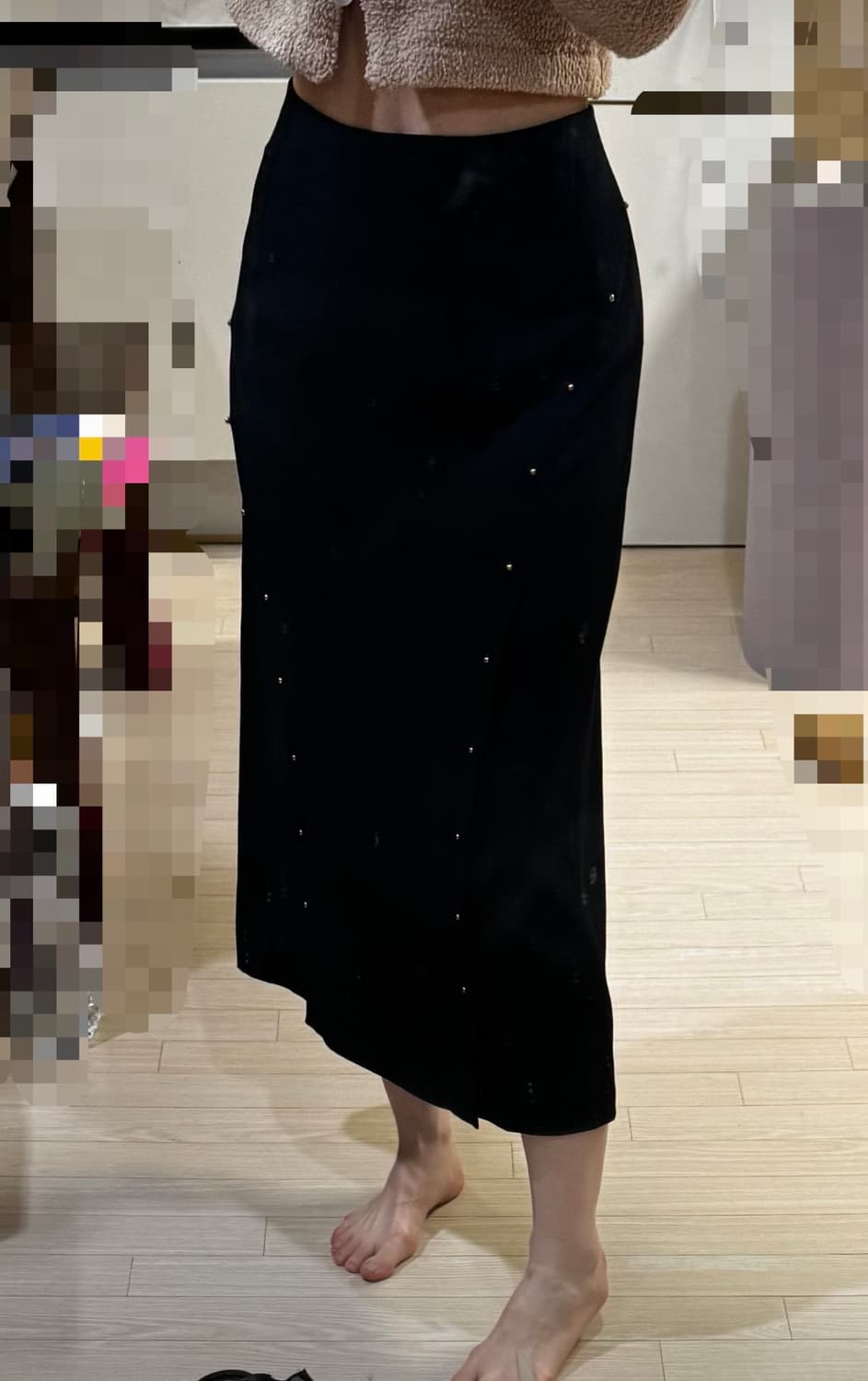 55반 66 1회착 derek lam 데랙램 정가60만 치마 롱 스커트 상품이미지2