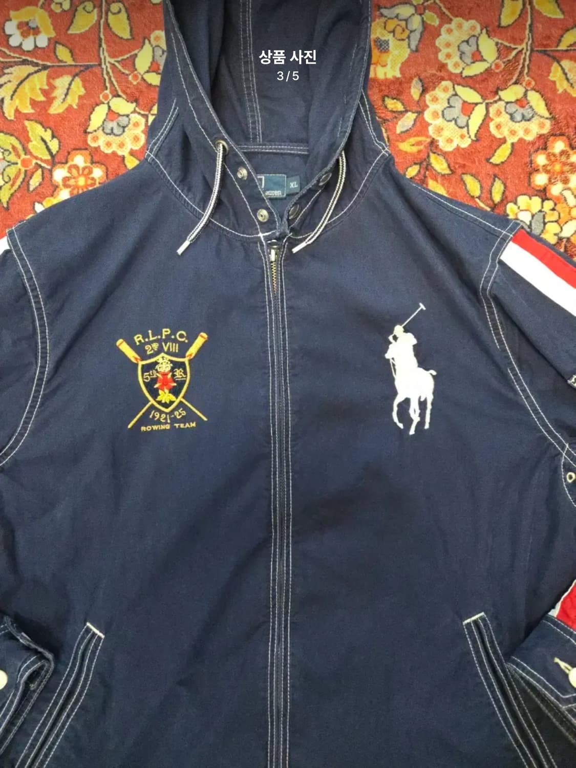 [XL] 폴로 랄프 로렌 RLPC 로잉팀 빅포니 후드 자켓 상품이미지3