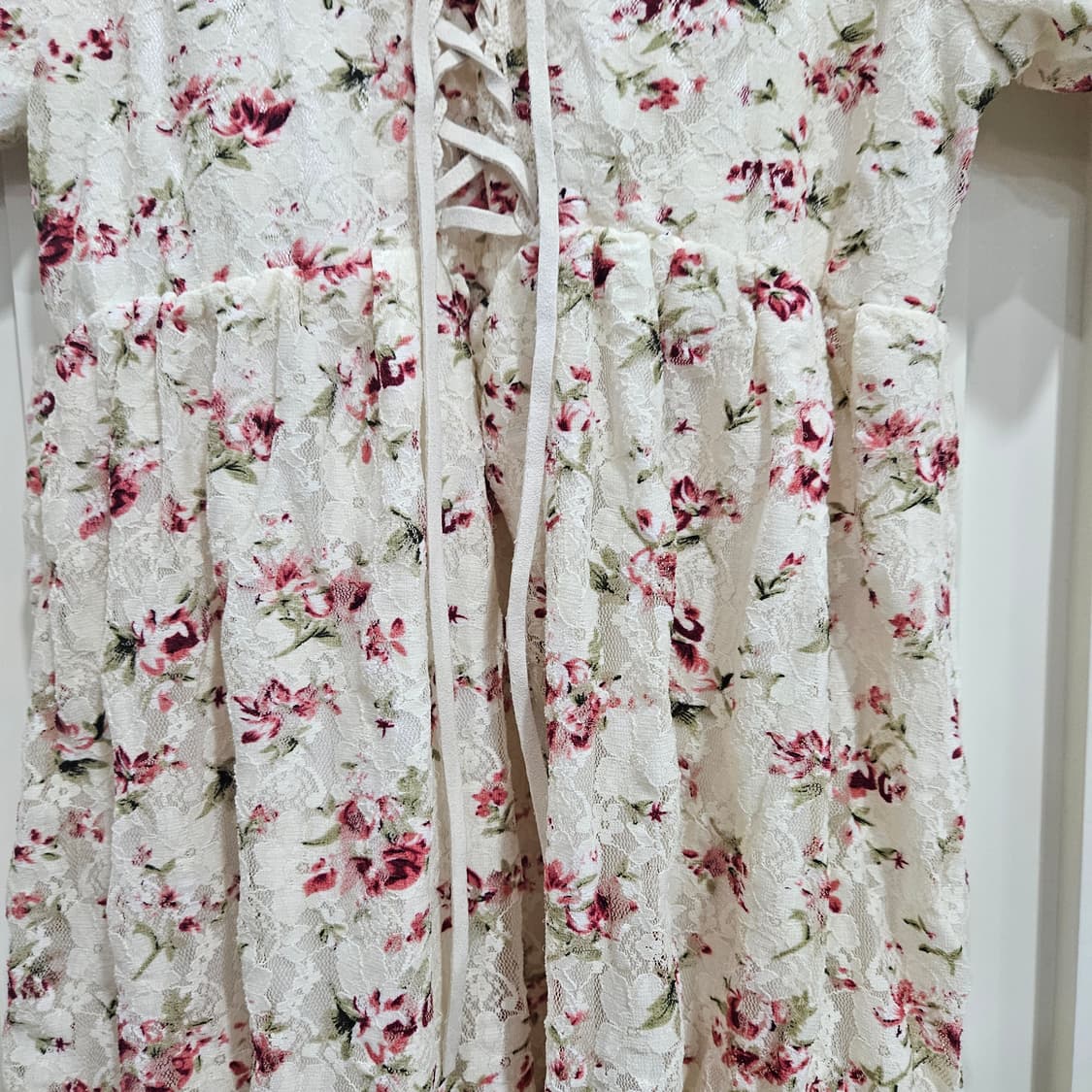 플라워 레이스 코르셋 원피스 상품이미지4