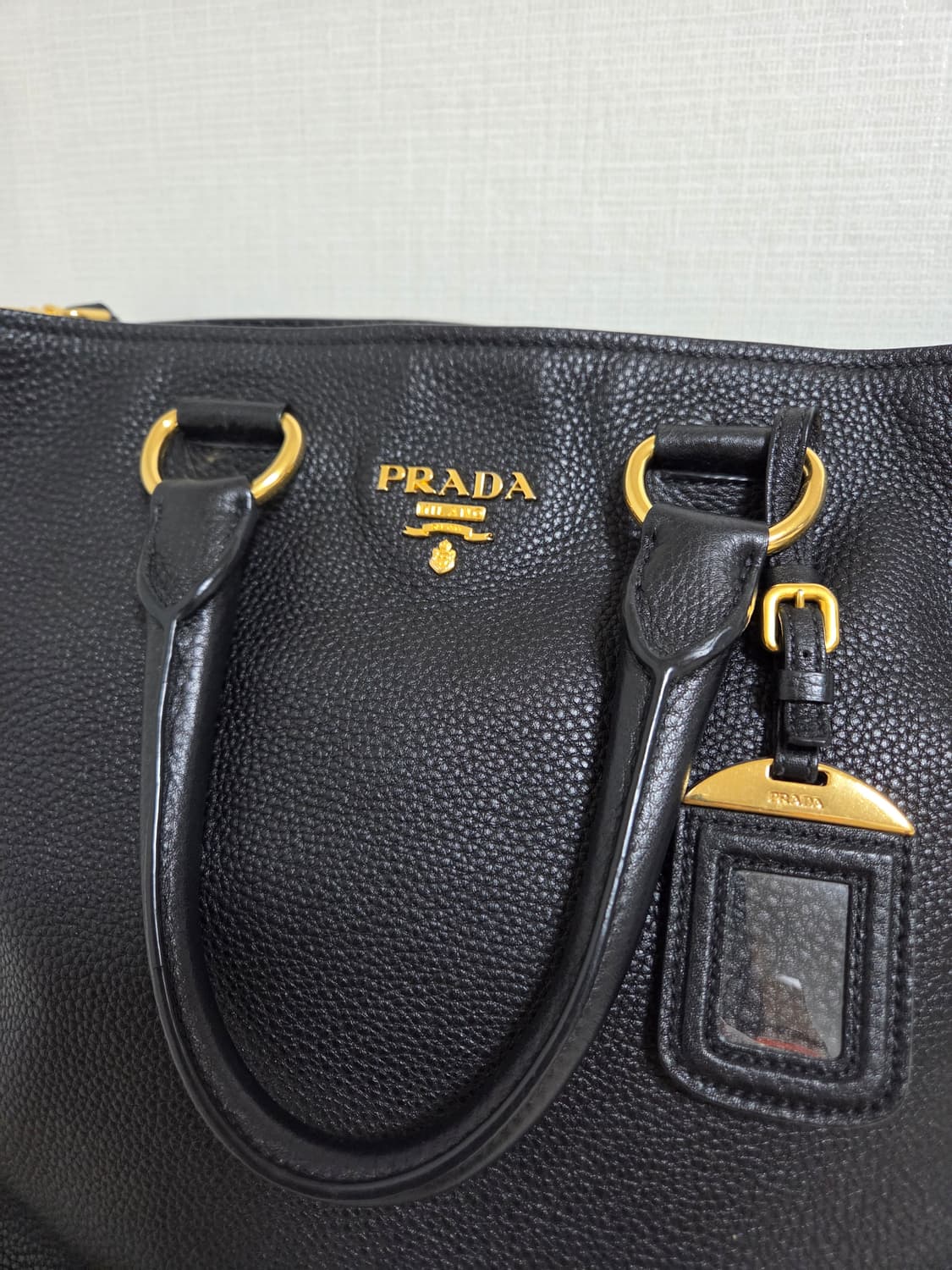 프라다 비텔로 피닉스 토트백 블랙 (2way) 상품이미지5