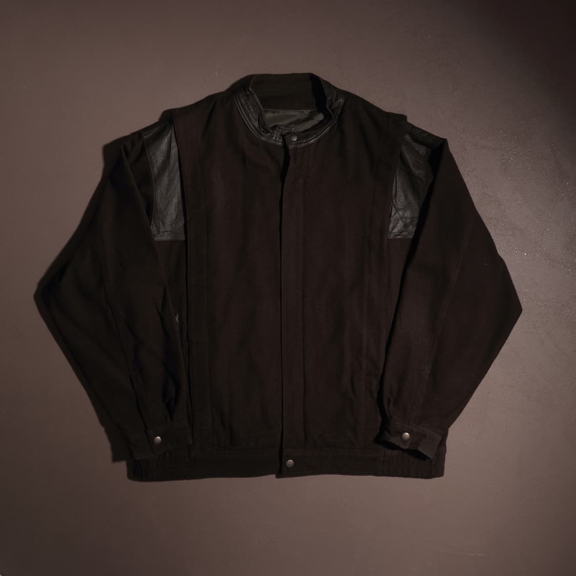 일본빈티지 울 블루종 자켓 상품이미지1