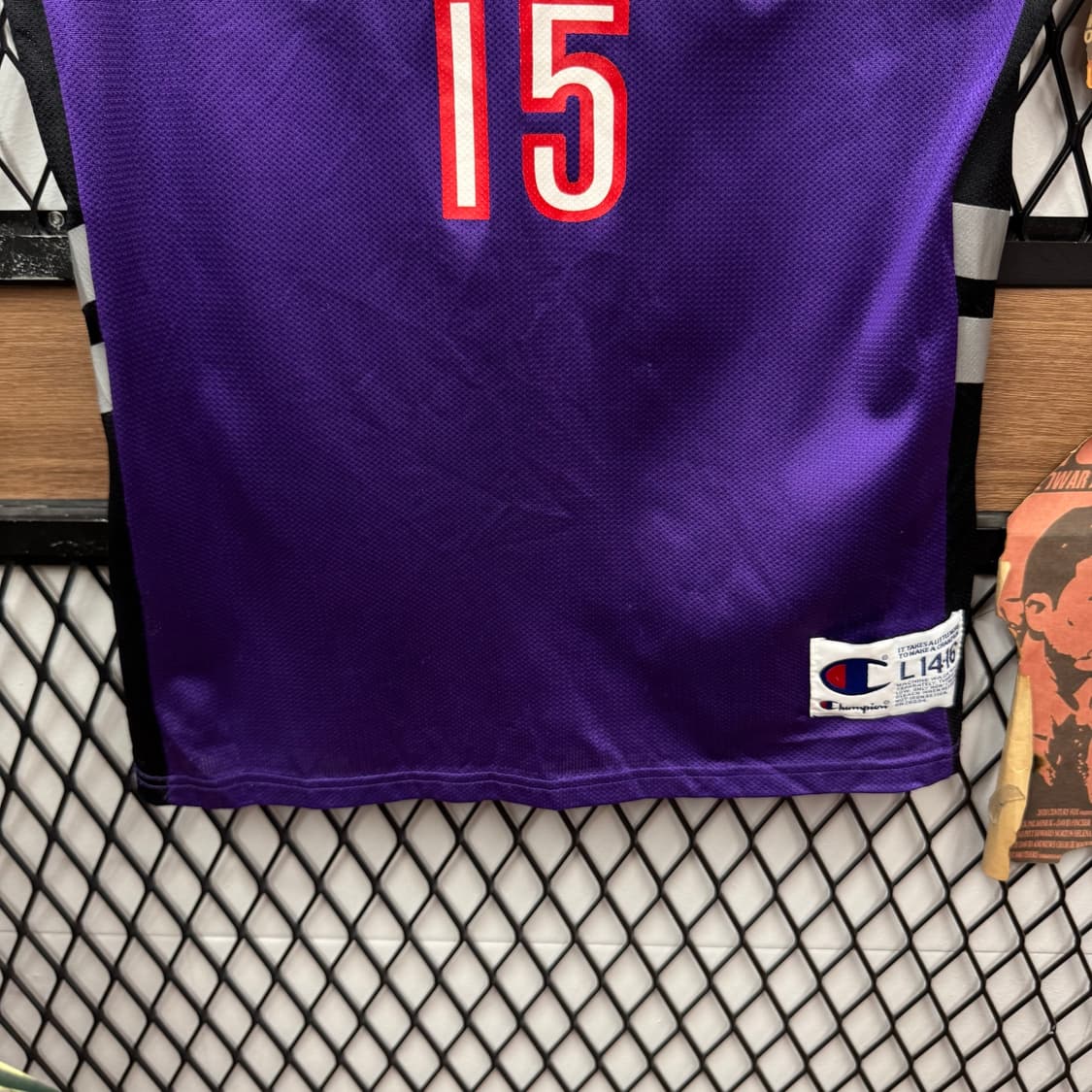 00s 챔피온 X NBA 토론토 랩터스 레플리카 유스 저지 퍼플 상품이미지4