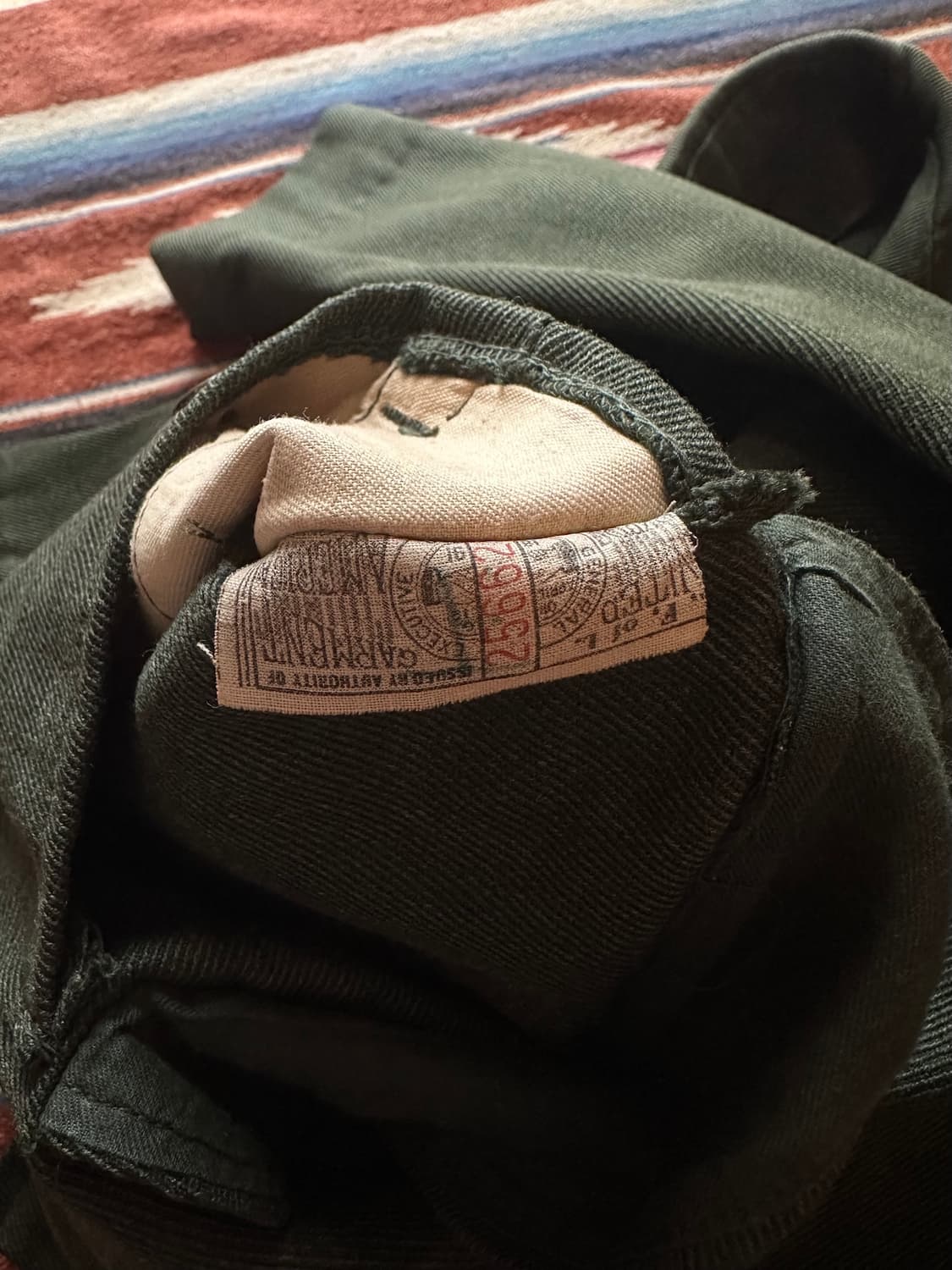 50s USA Vintage Whipcord Work Jacket 상품이미지9