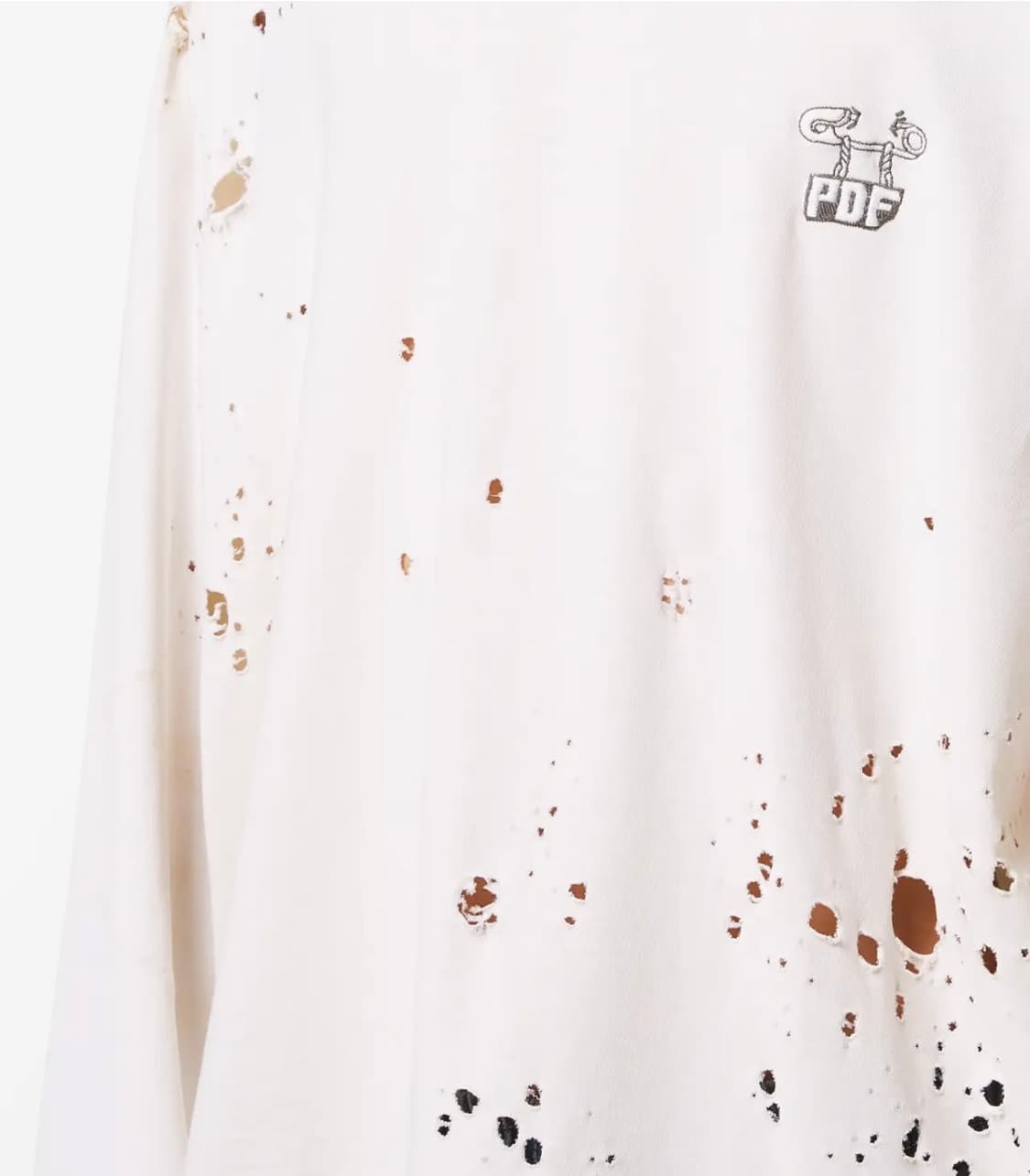 [xl] PDF distroyed hoodie pink 상품이미지2