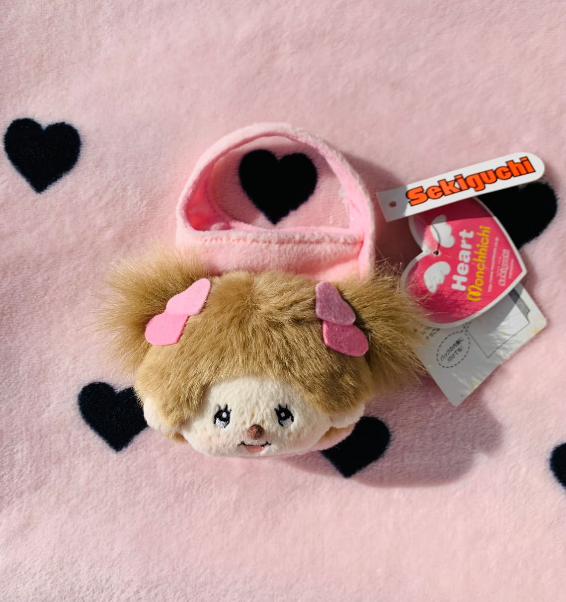 고전 몬치치 하트엔젤파우치 가방고리 키링 상품이미지1