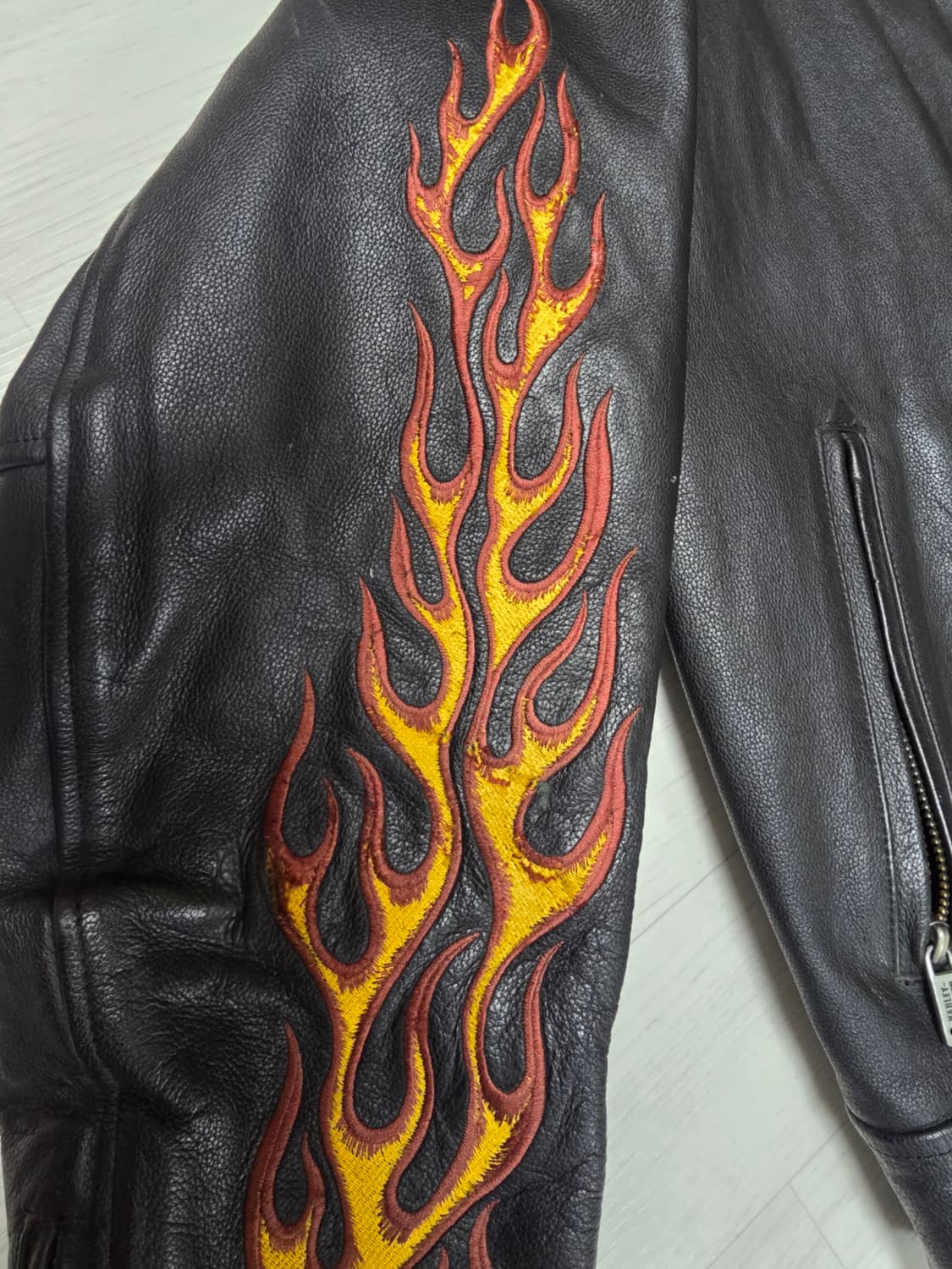 할리데이비슨 플레임 레더자켓 상품이미지4