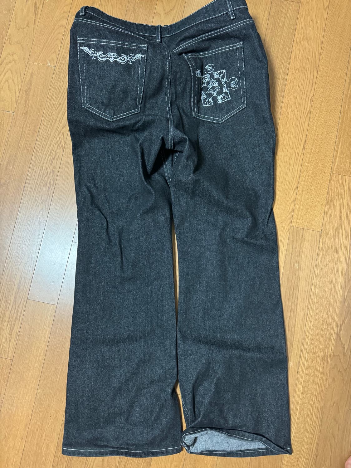 YACREW 버클 데님 진 L사이즈 상품이미지2