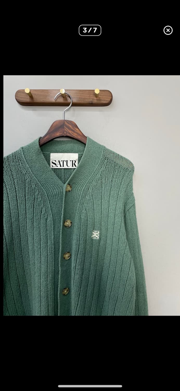 세터 세이지그린 부클 가디건 A2925 상품이미지3