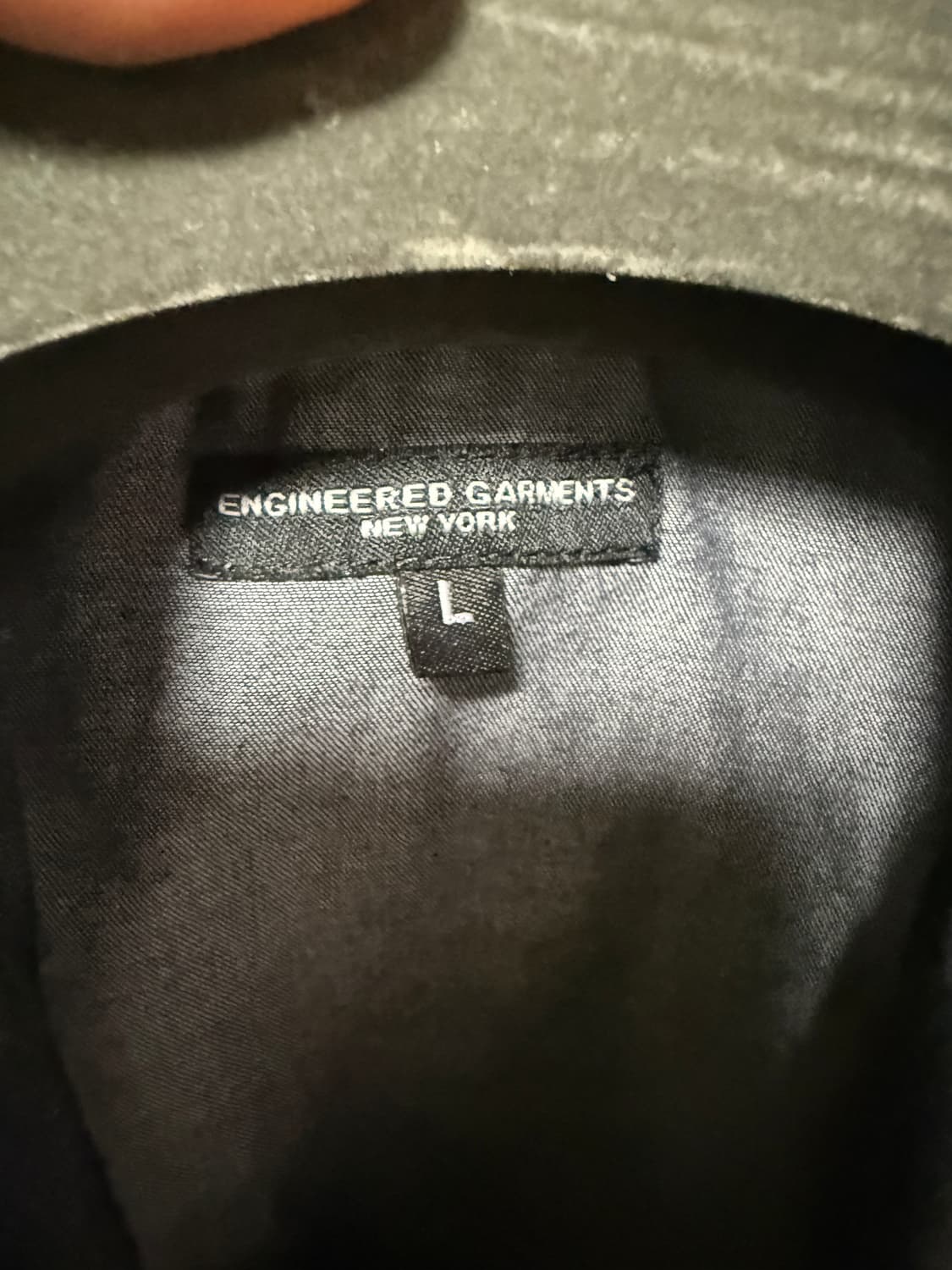 엔지니어드가먼츠 인디고 데님 트윌 셔팅 퍼티그 셔츠 상품이미지2