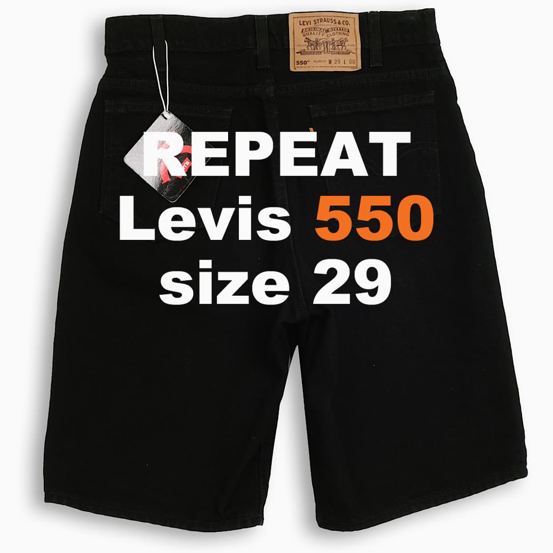 리바이스 550 오렌지탭 숏츠 데드스탁 90sUSA OR5502910 상품이미지1