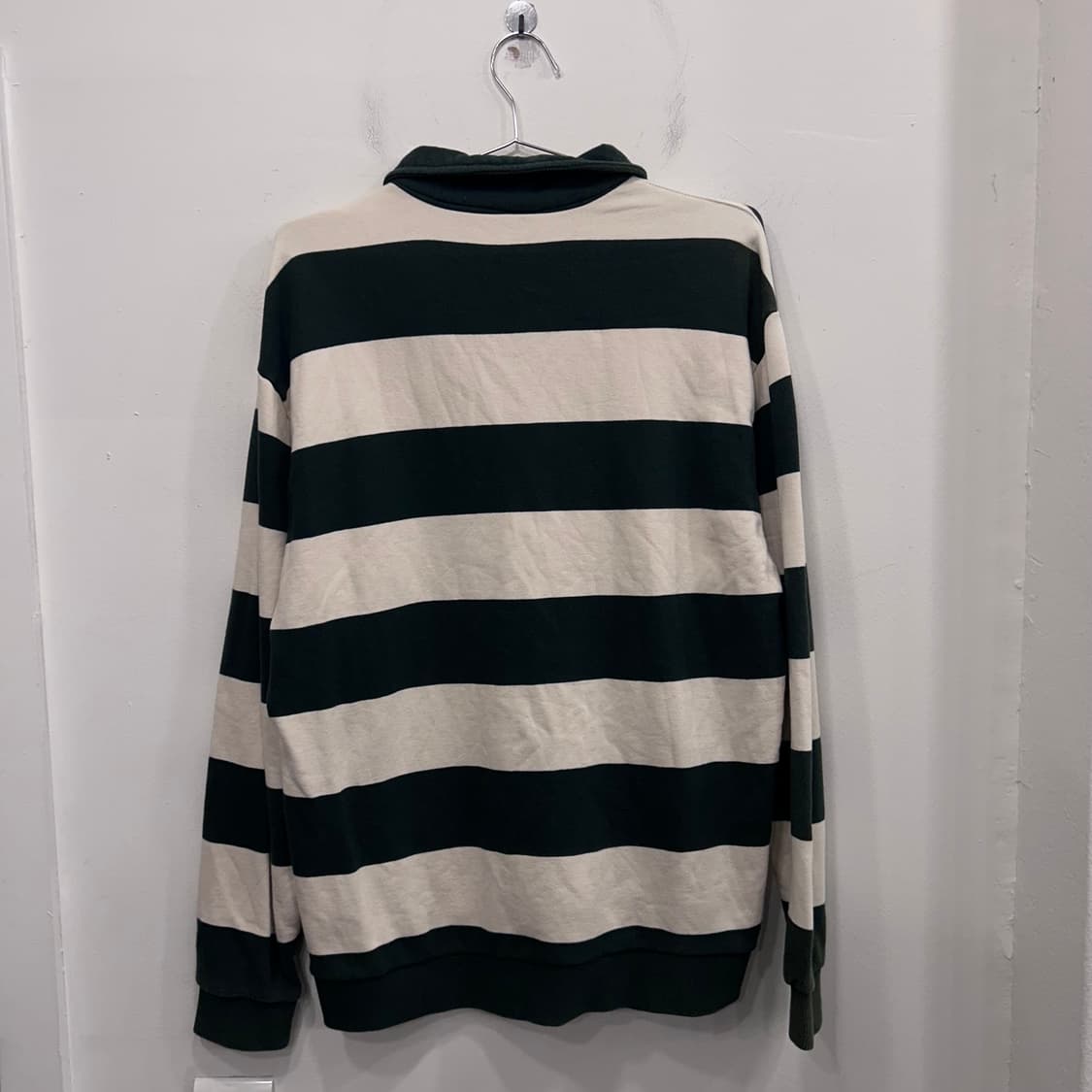 캉골 반집업 스트라이프 카라 럭비 스웻셔츠 상품이미지5