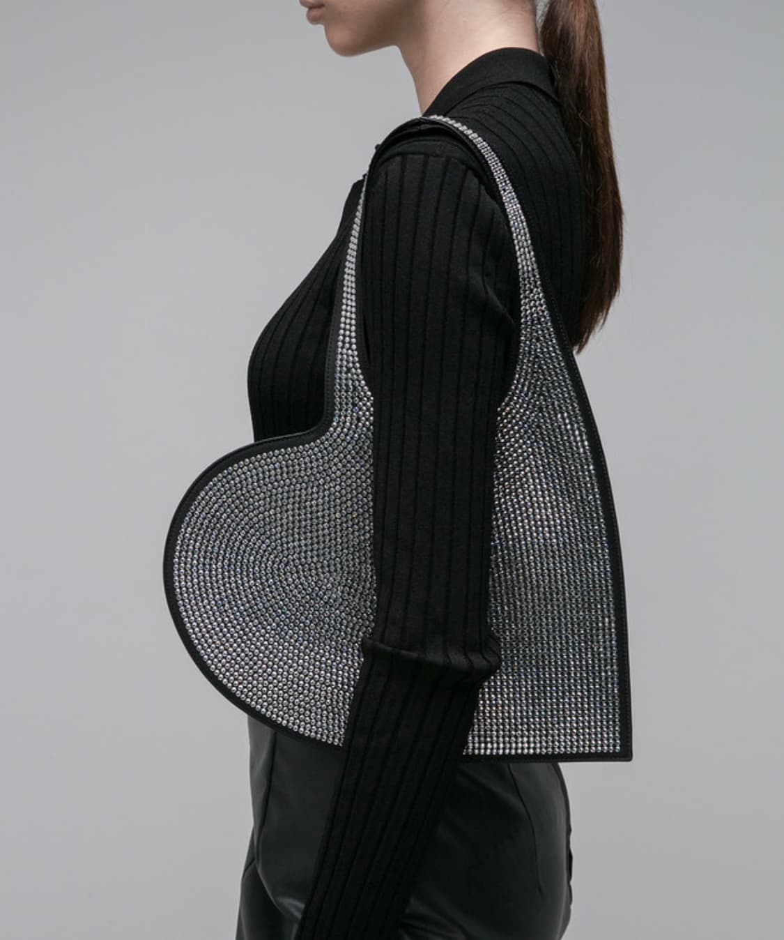 (정품/새상품) COPERNI 코페르니 여성 크리스탈 하트 토트백 숄더백 상품이미지7