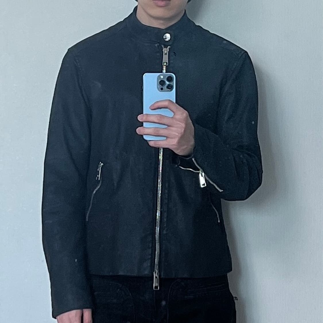 Armani Exchange 아르마니 익스체인지 코팅 진 자켓 상품이미지4