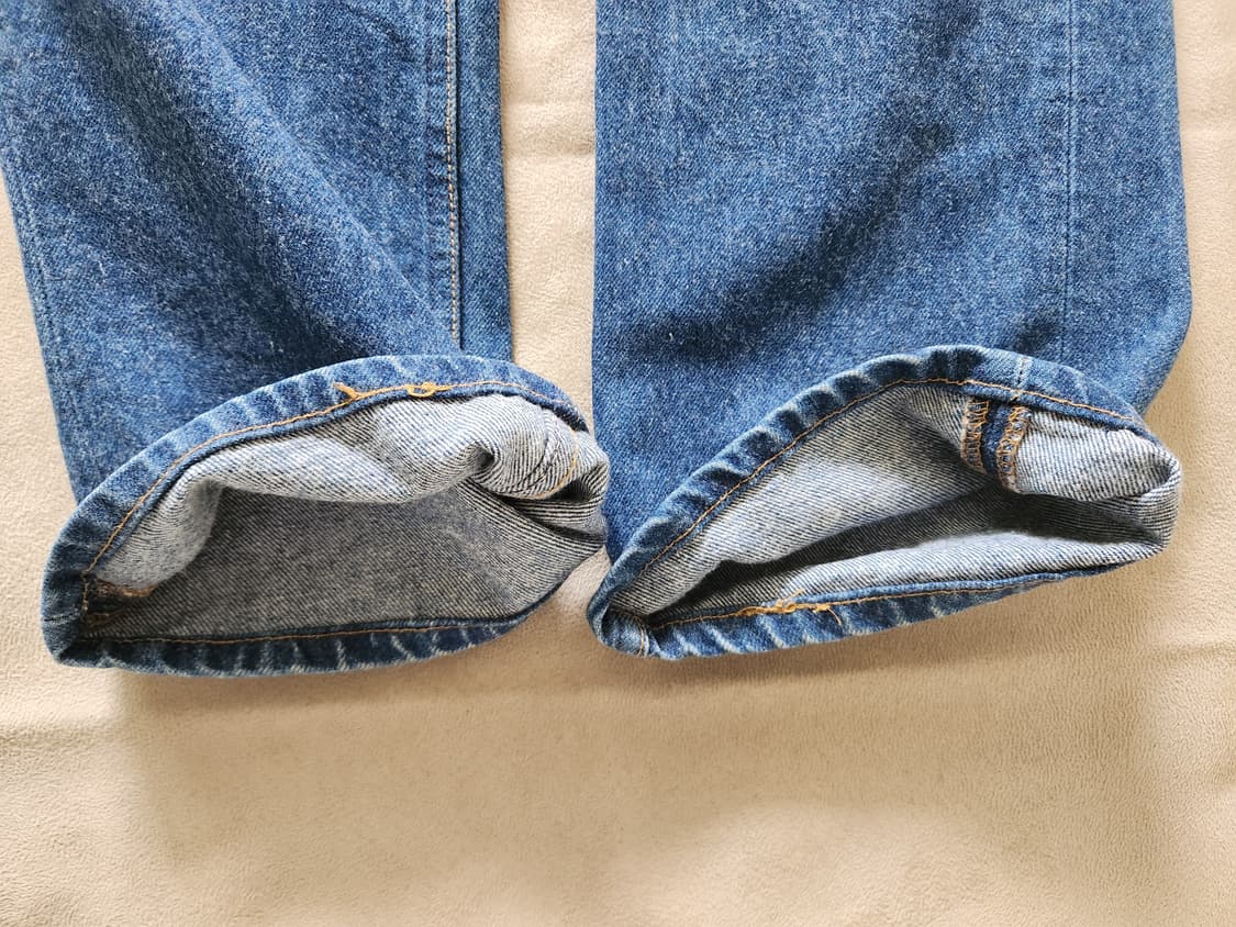 90s Levi's 리바이스 501 USA 진청 W33 L34 상품이미지4