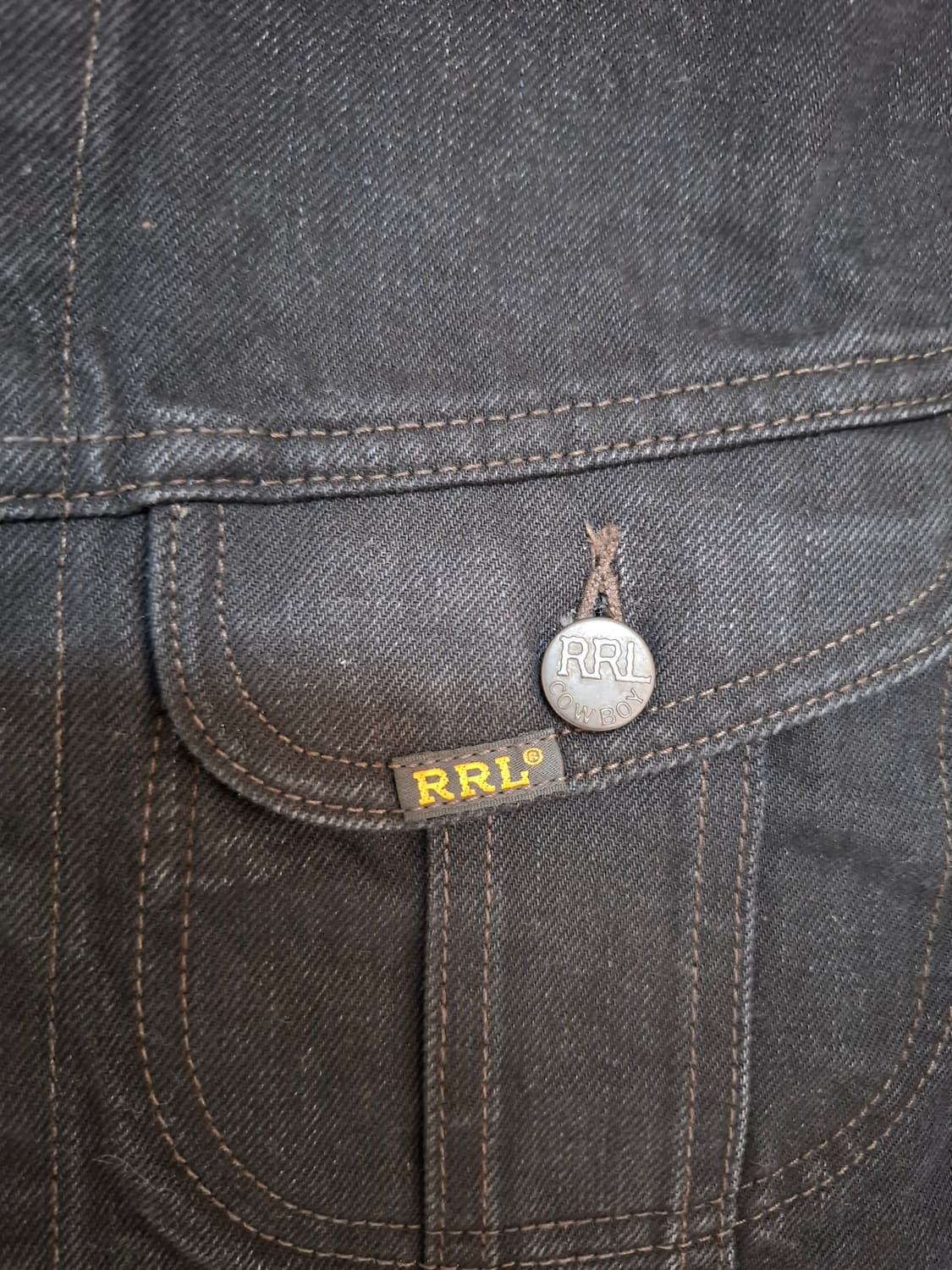 M RRL 더블알엘 lot271 블랙 데님 자켓 상품이미지2