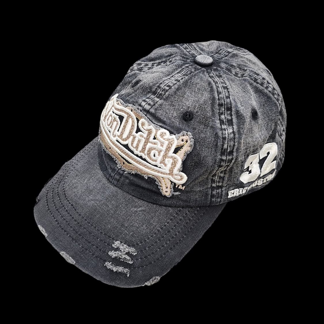 Von dutch 본더치 그레이 데미지 워싱 빈티지 볼 상품이미지2