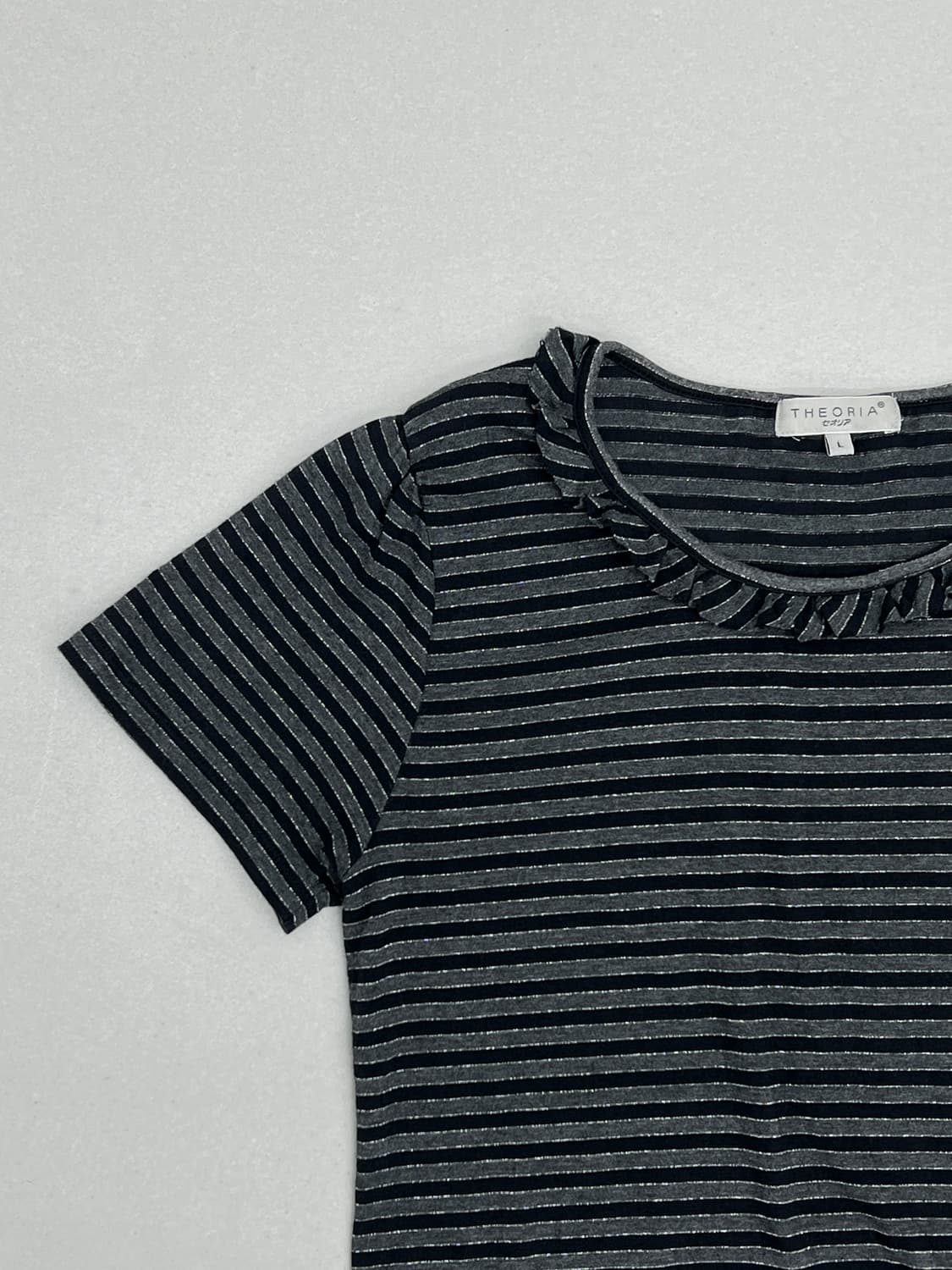 THEORIA 스트라이프 반팔티 상품이미지2