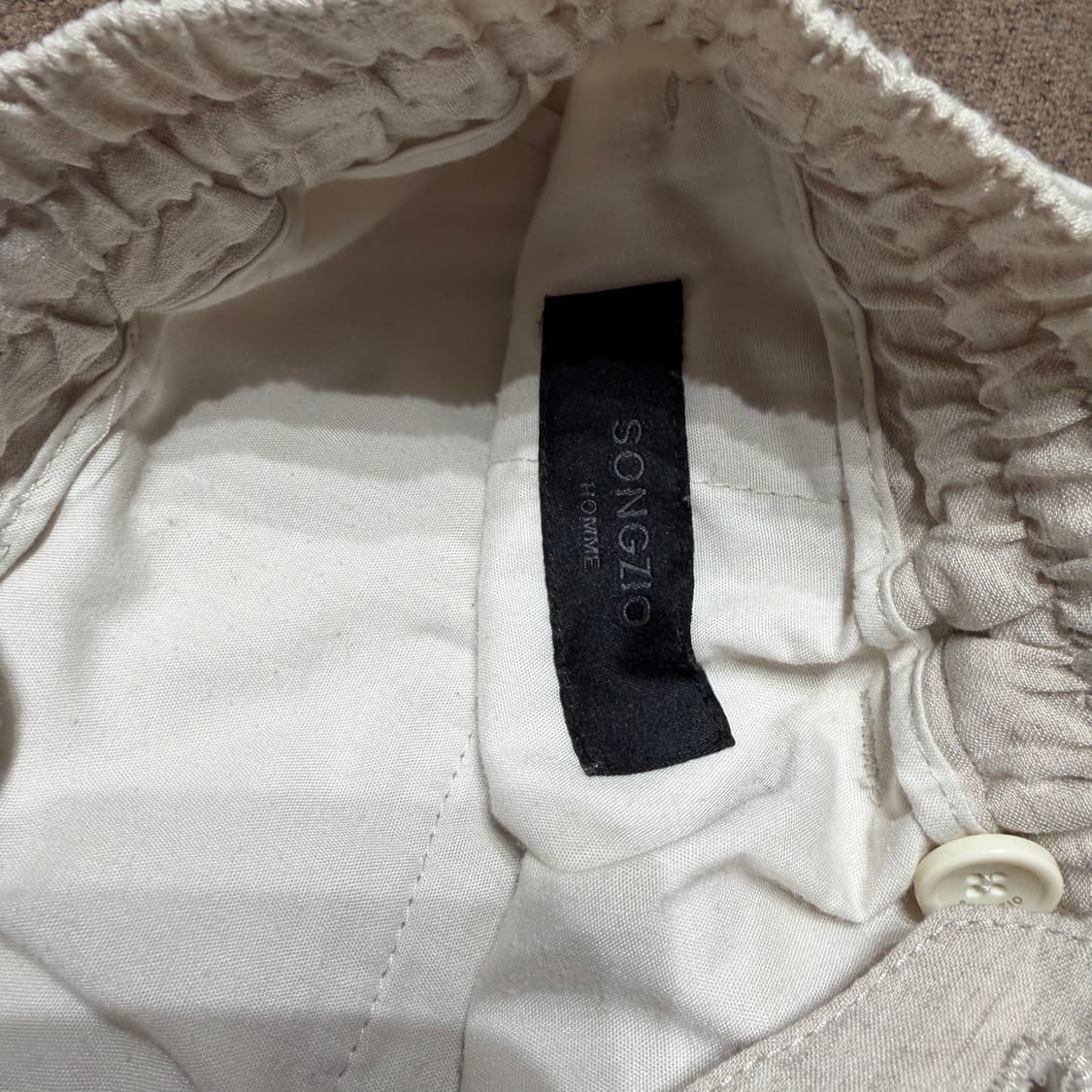 송지오 옴므 린넨 조거 팬츠 M 상품이미지2