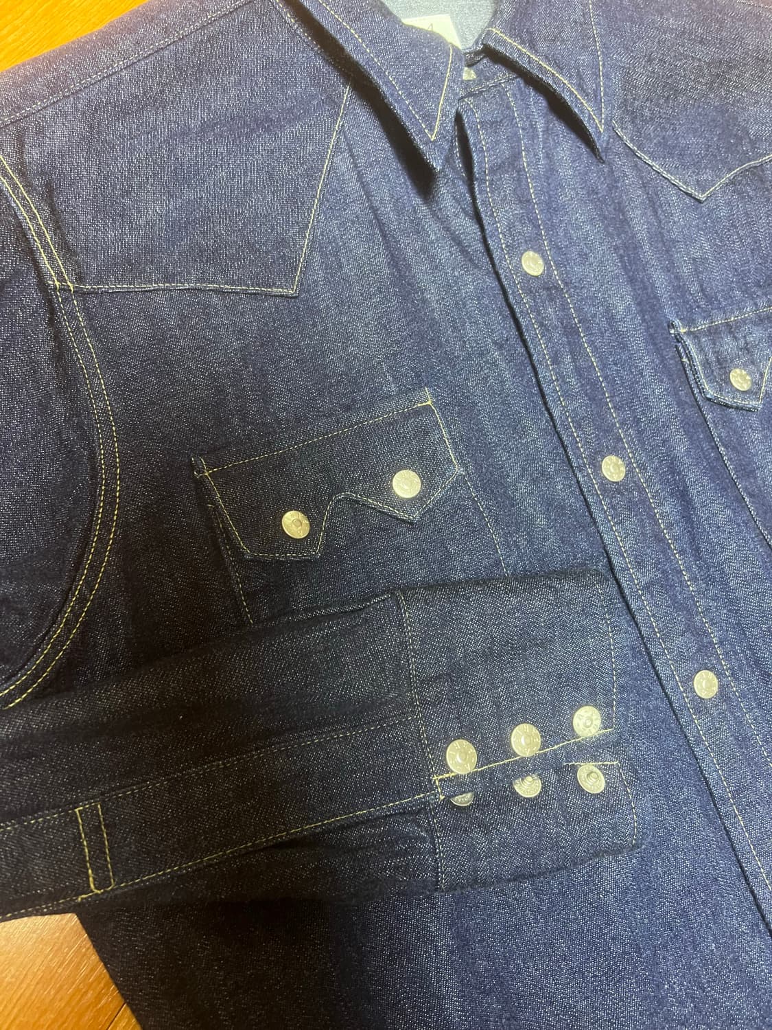 Anatomica denim shirts 아나토미카 웨스턴 데님 셔츠  상품이미지3