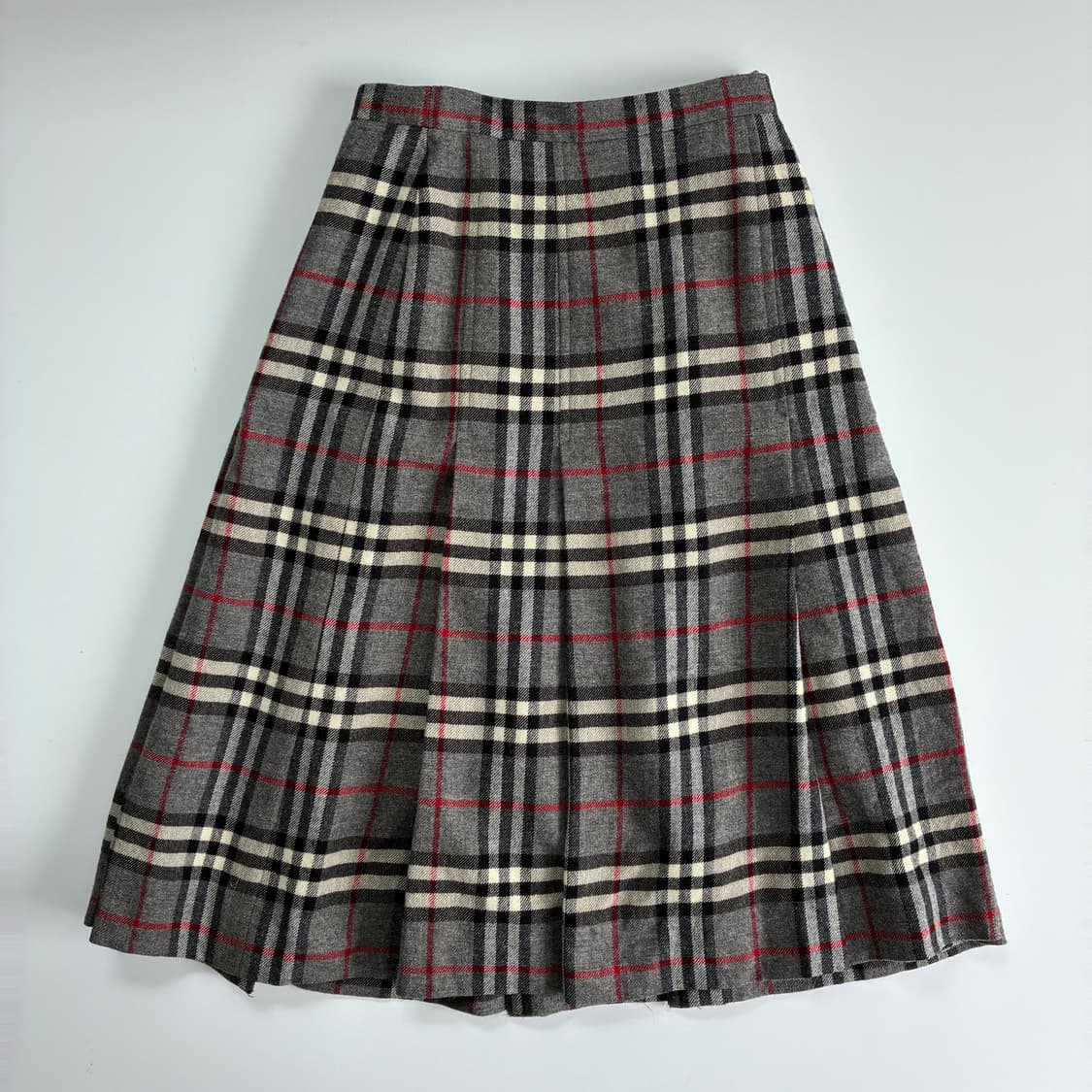 Burberry 버버리 노바체크 울 플레어 스커트 상품이미지1