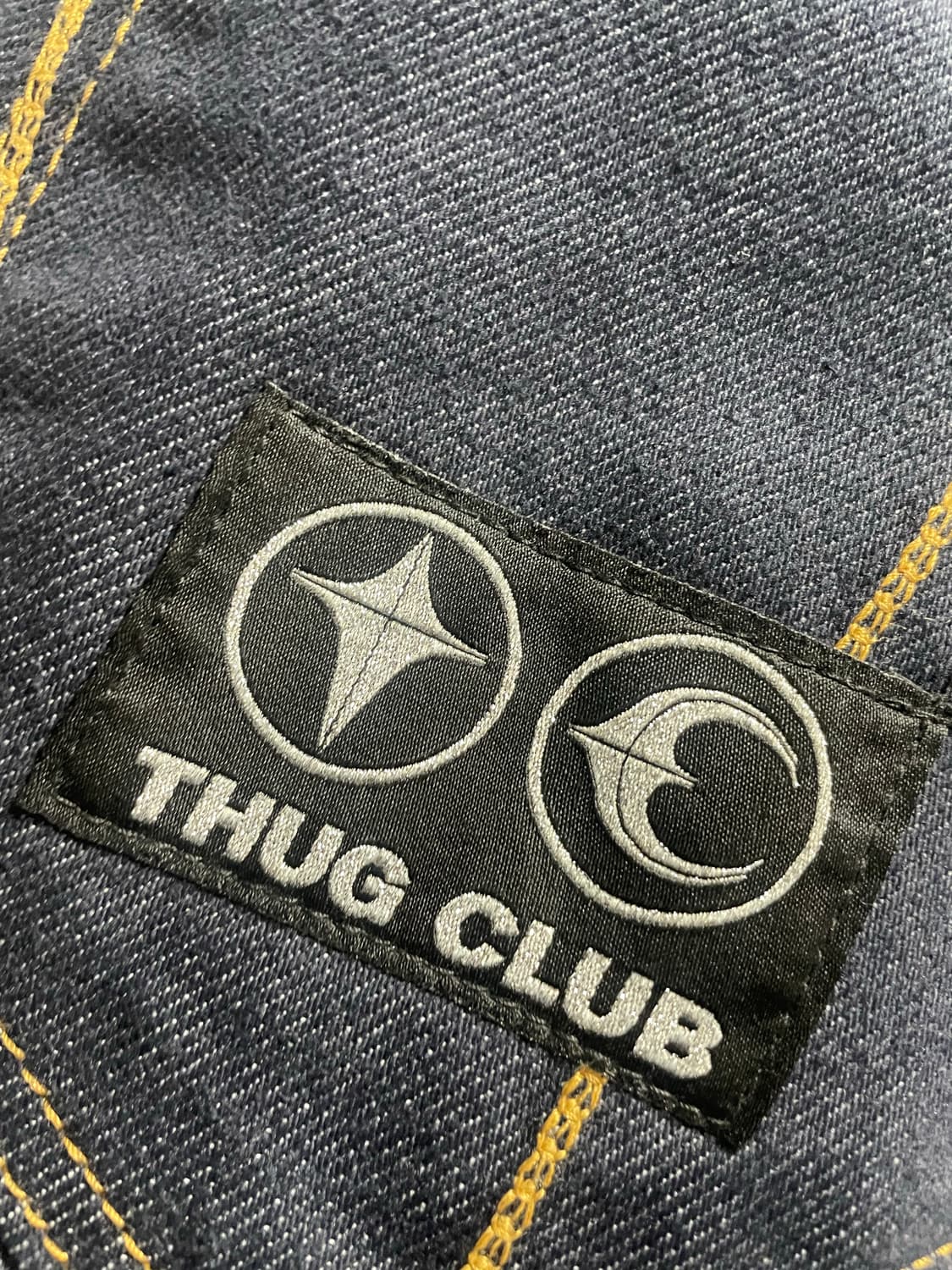 떠그클럽 체인 스티치 데님 인디고 / 3사이즈 상품이미지4