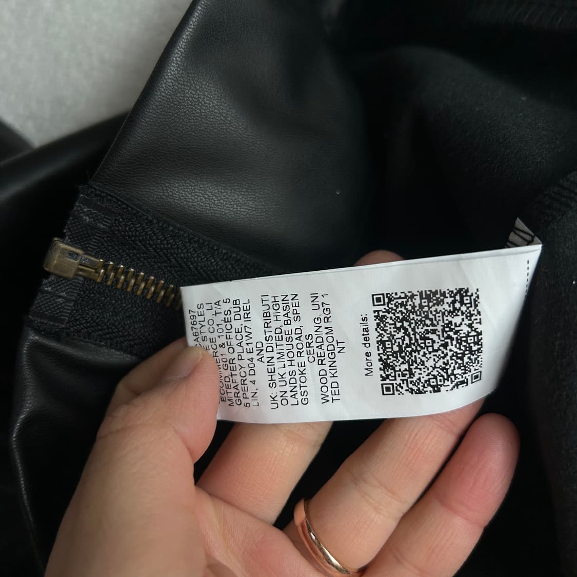 패치 블랙 라이더 자켓 상품이미지5