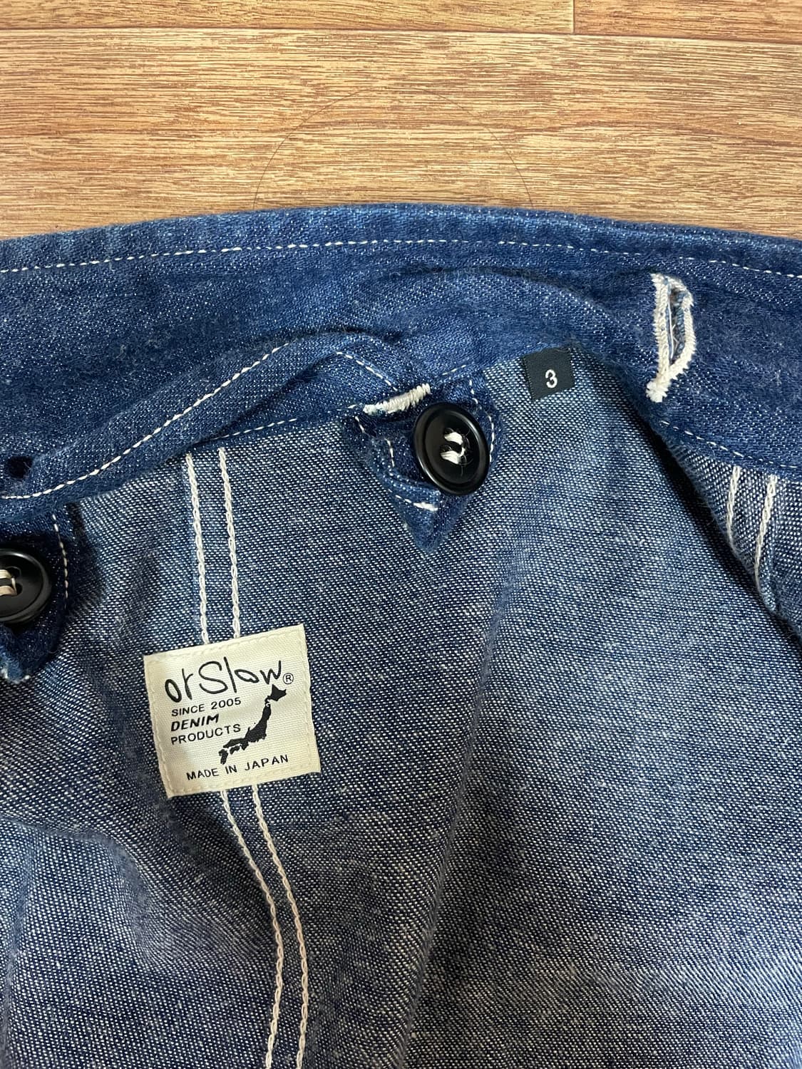 오어슬로우 M-65 데님 피쉬테일 야상 코트 3사이즈 상품이미지4