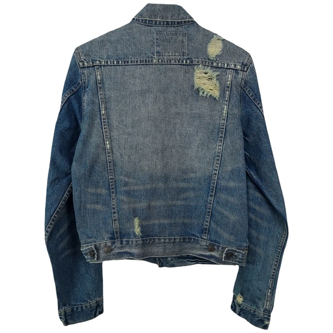 아베크롬비 빈티지 가공 데미지 슬림핏 데님 자켓 M18922 상품이미지3