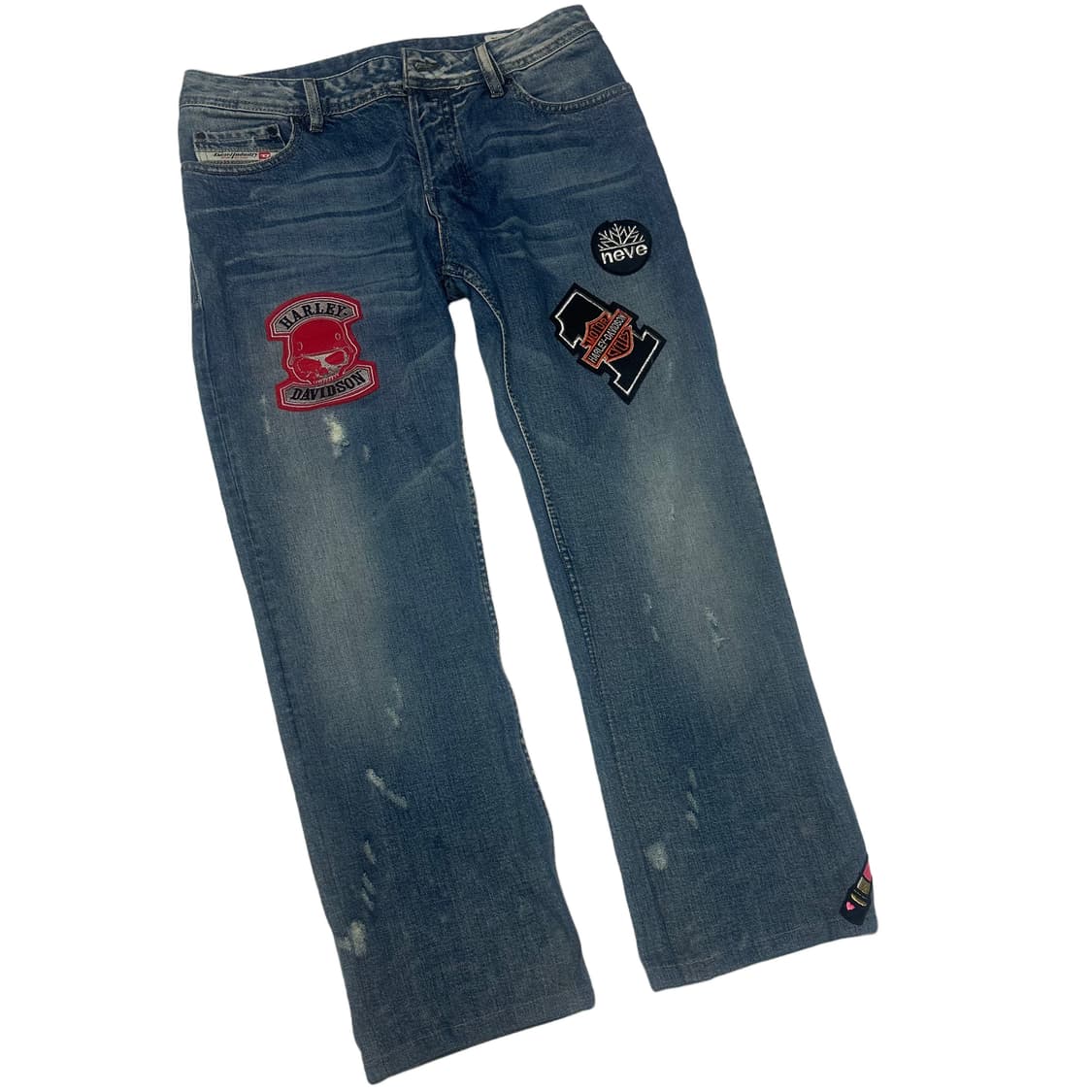 디젤 디스워싱 패치워크커스텀데님진 30 상품이미지1