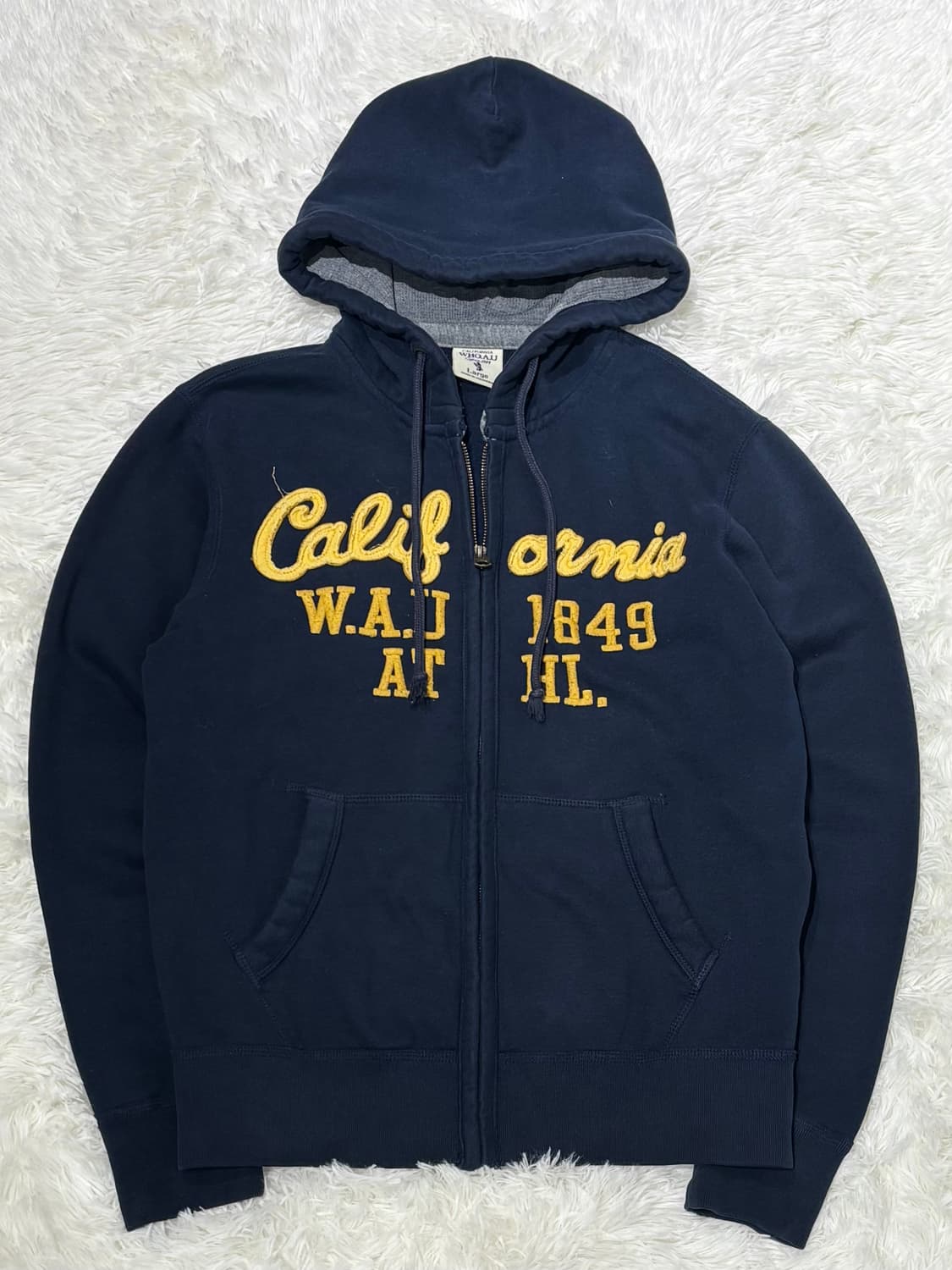 후아유 네이비 후드집업 상품이미지3