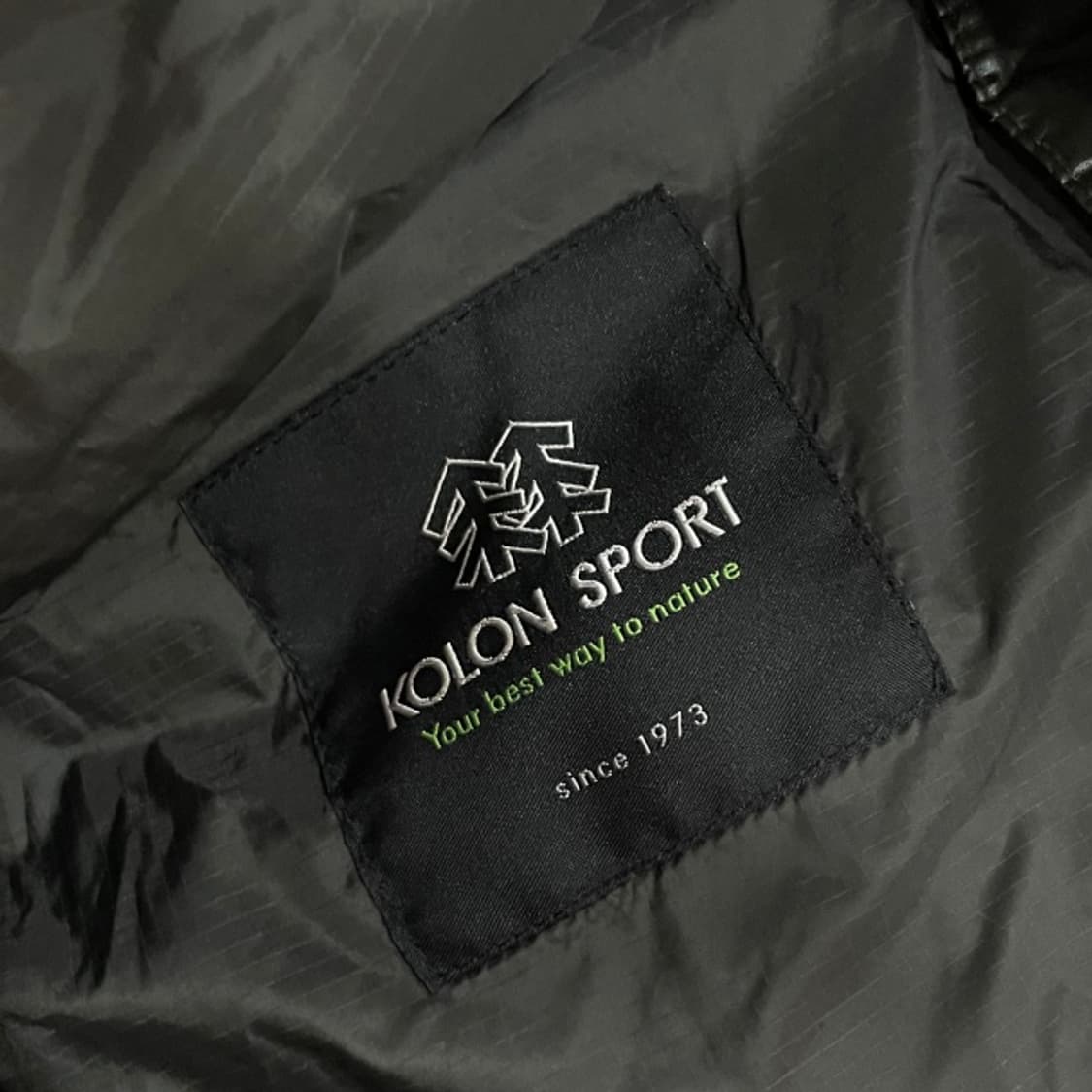 100 코오롱스포츠 유광 경량패딩 상품이미지3