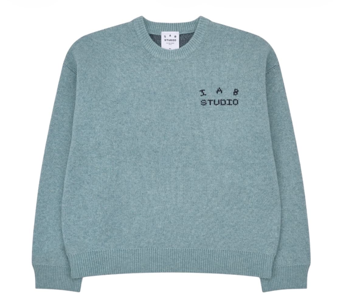 아이앱 스튜디오 니트 스틸 블루 - XL 상품이미지1