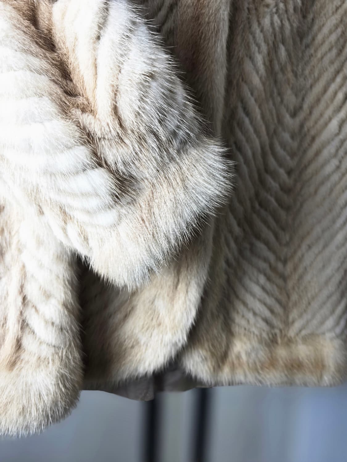 밍크코트 (크림색) 상품이미지4