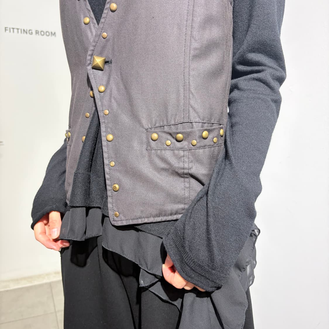  Y2k 펑크 웨스턴 조끼 베스트 상품이미지2